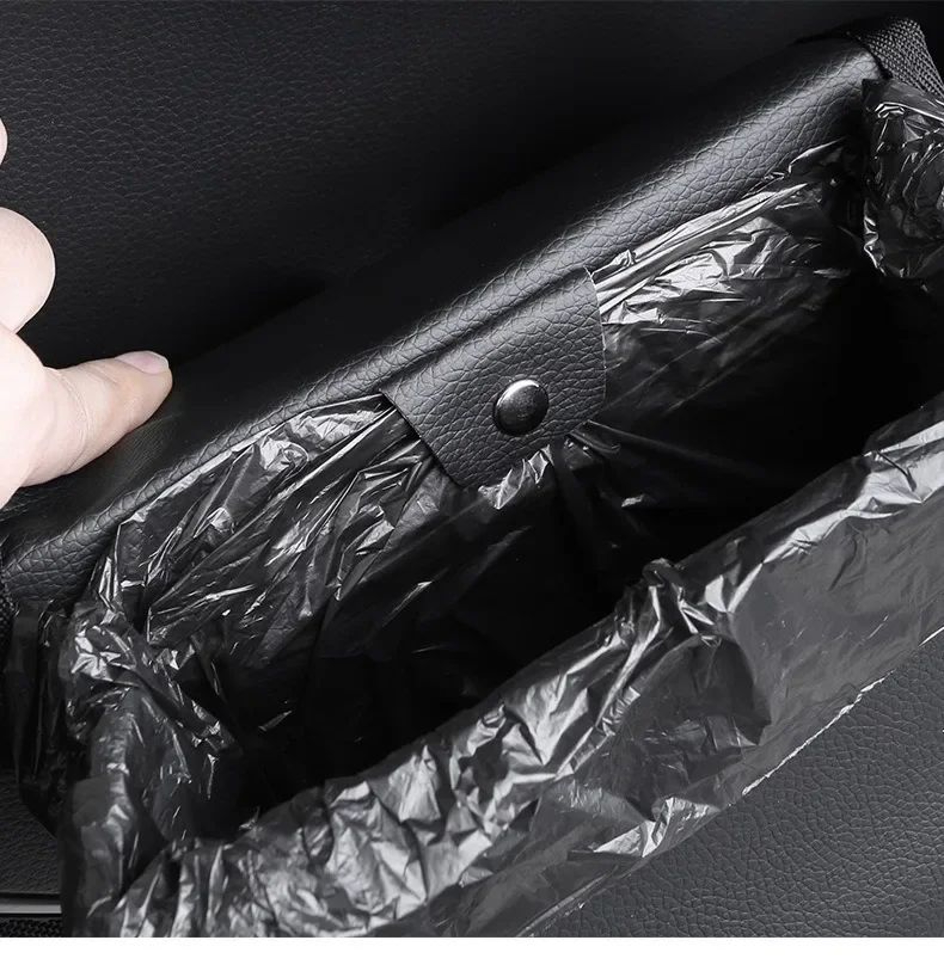 Foldable Car Trash Can Door Hanging Storage Box 7