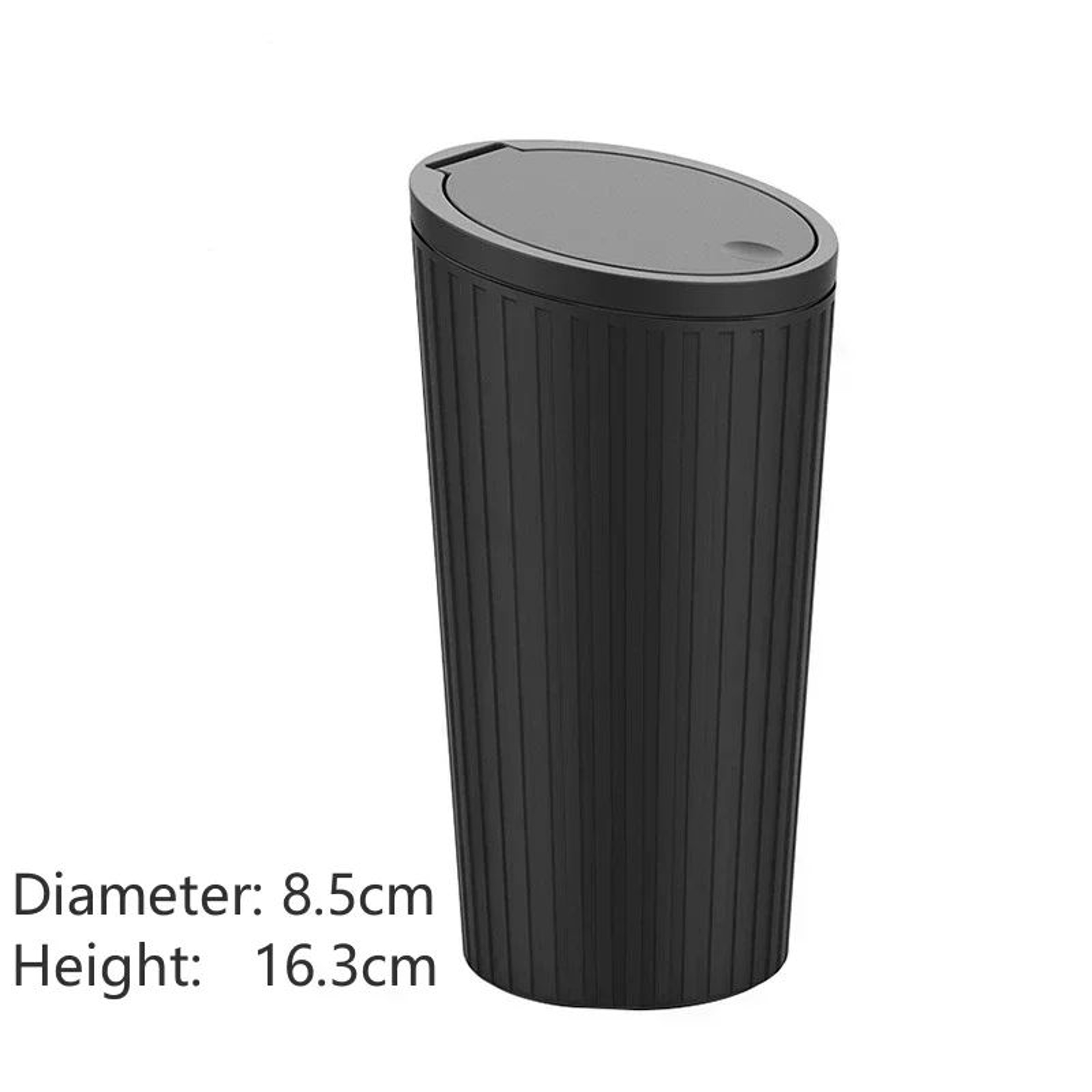 Mini Car Trash Bin Auto Dust Organizer With Lid 5