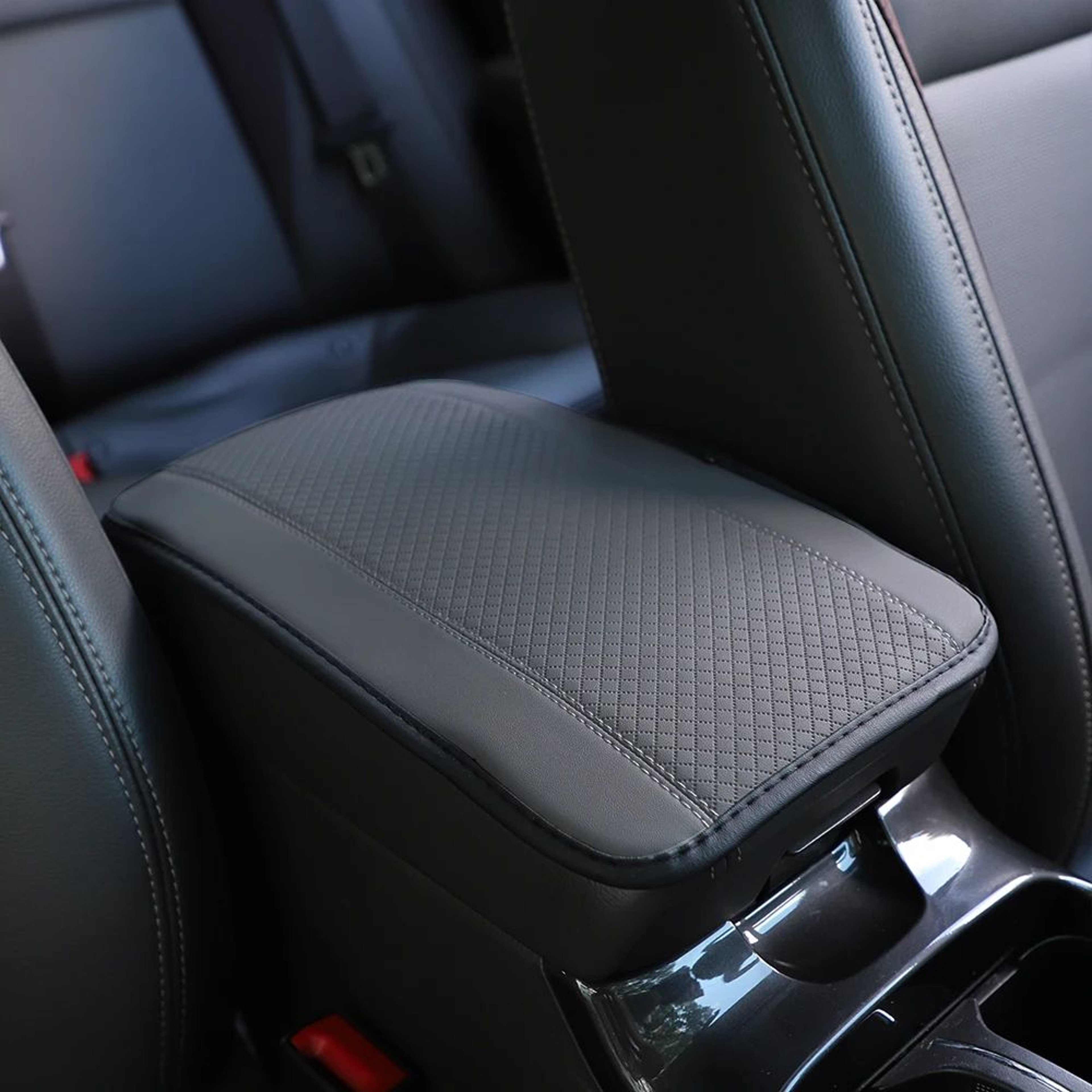 PU Leather Waterproof Car Armrest Cushion Pad 8