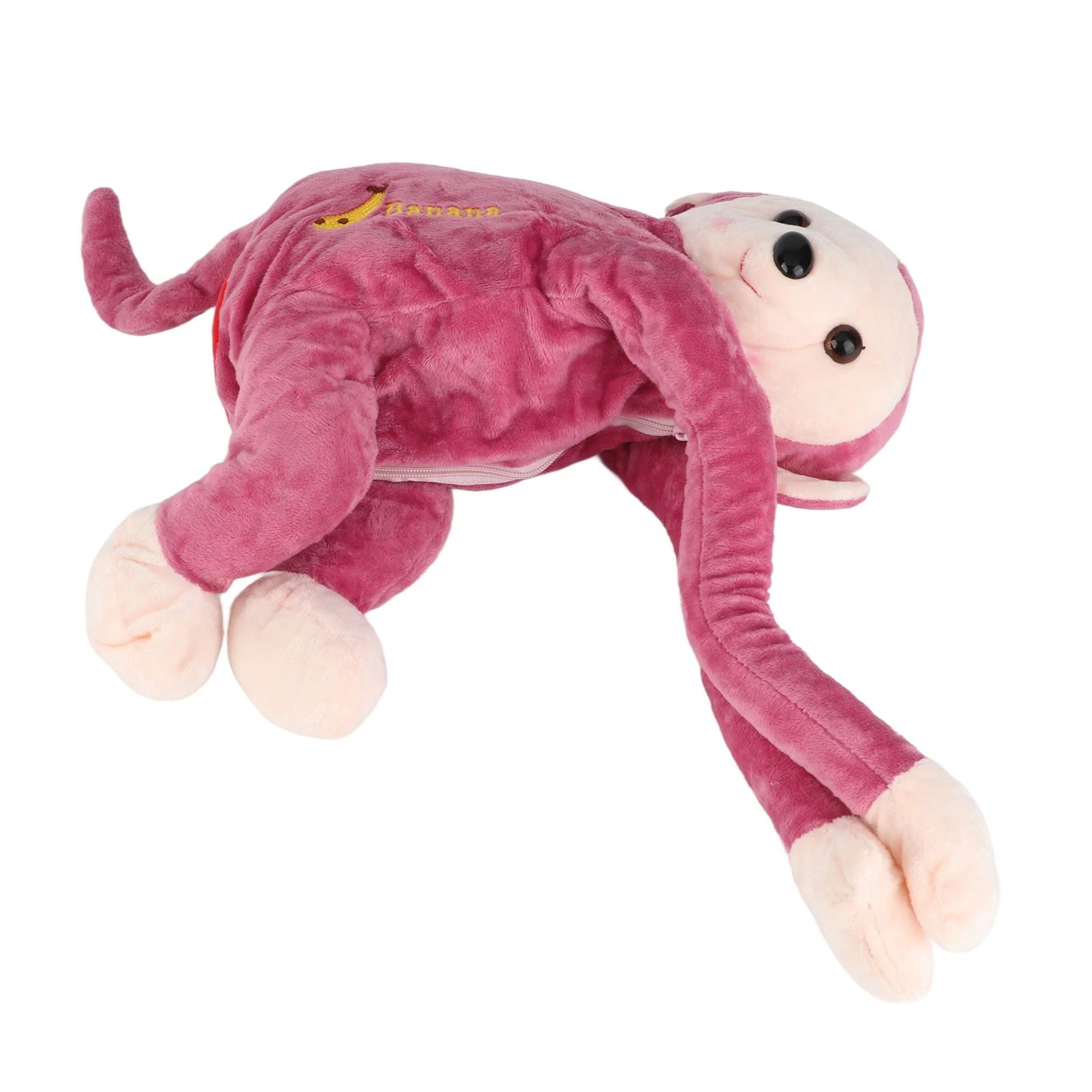 Cute Monkey Hanging Car Tissue Box Holder Coffee Color 9