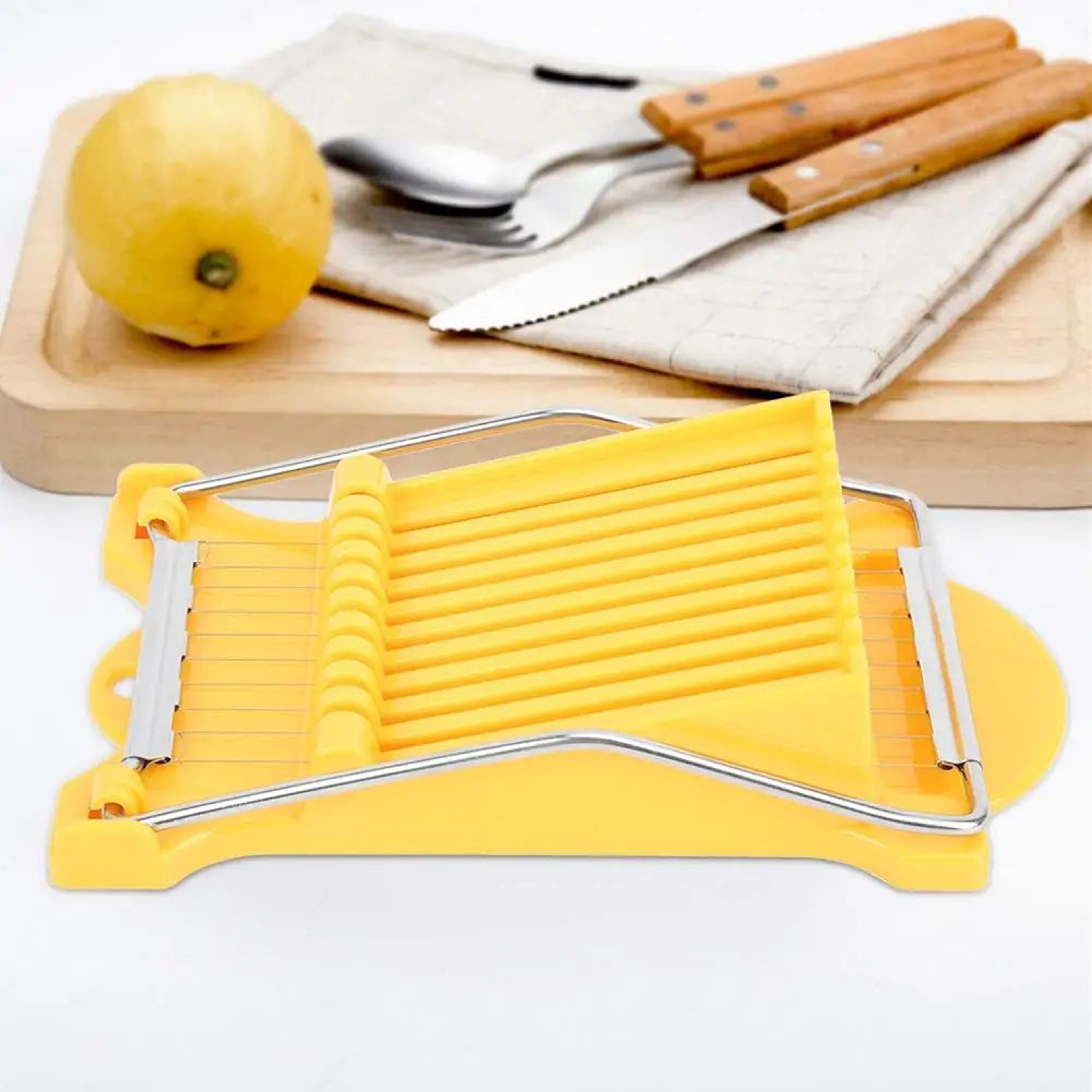 Stainless Steel Multi Function Egg And Luncheon Meat Slicer 5