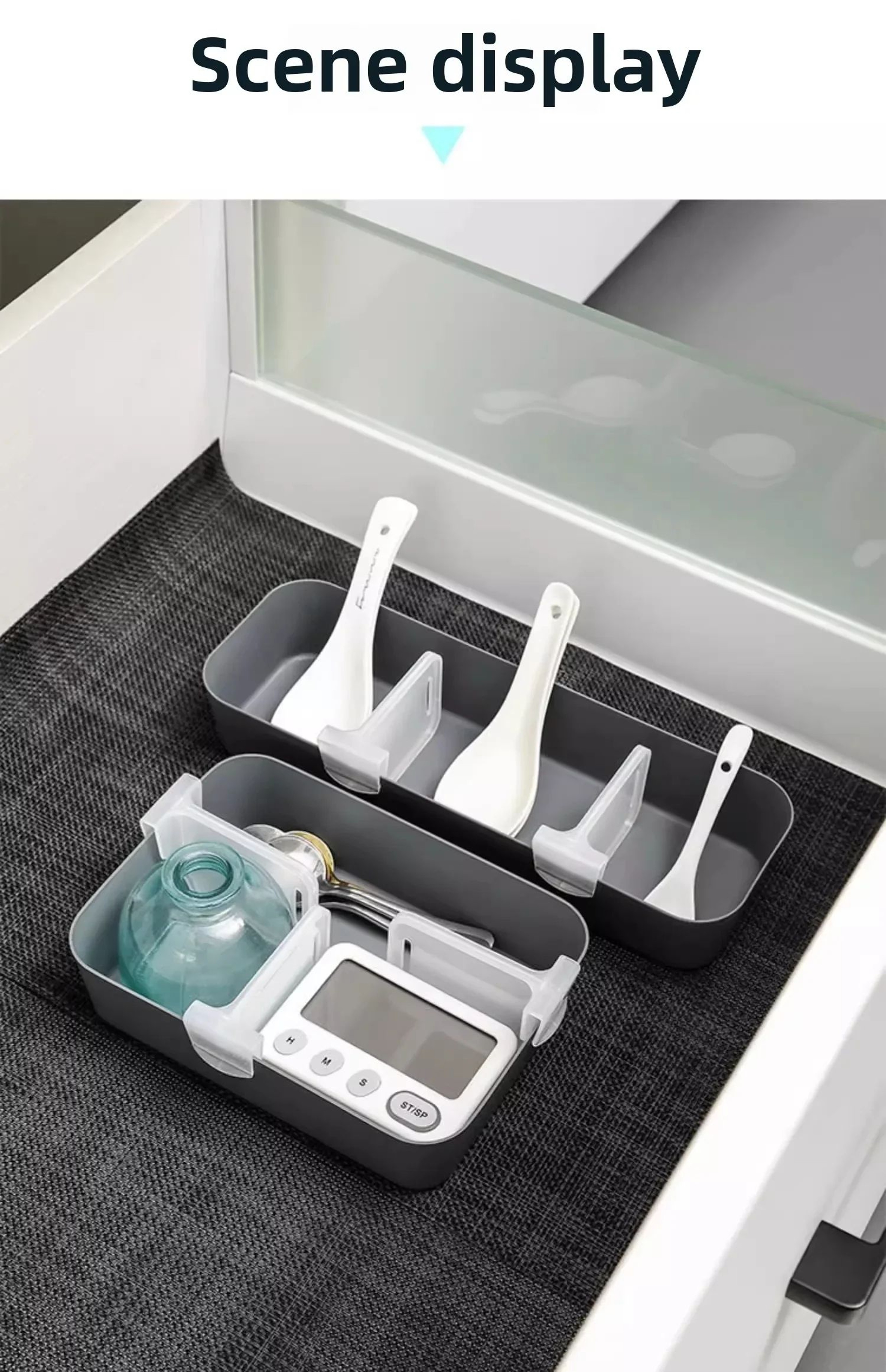 Adjustable Refrigerator Organizer Shelf Fridge Storage Divider 8