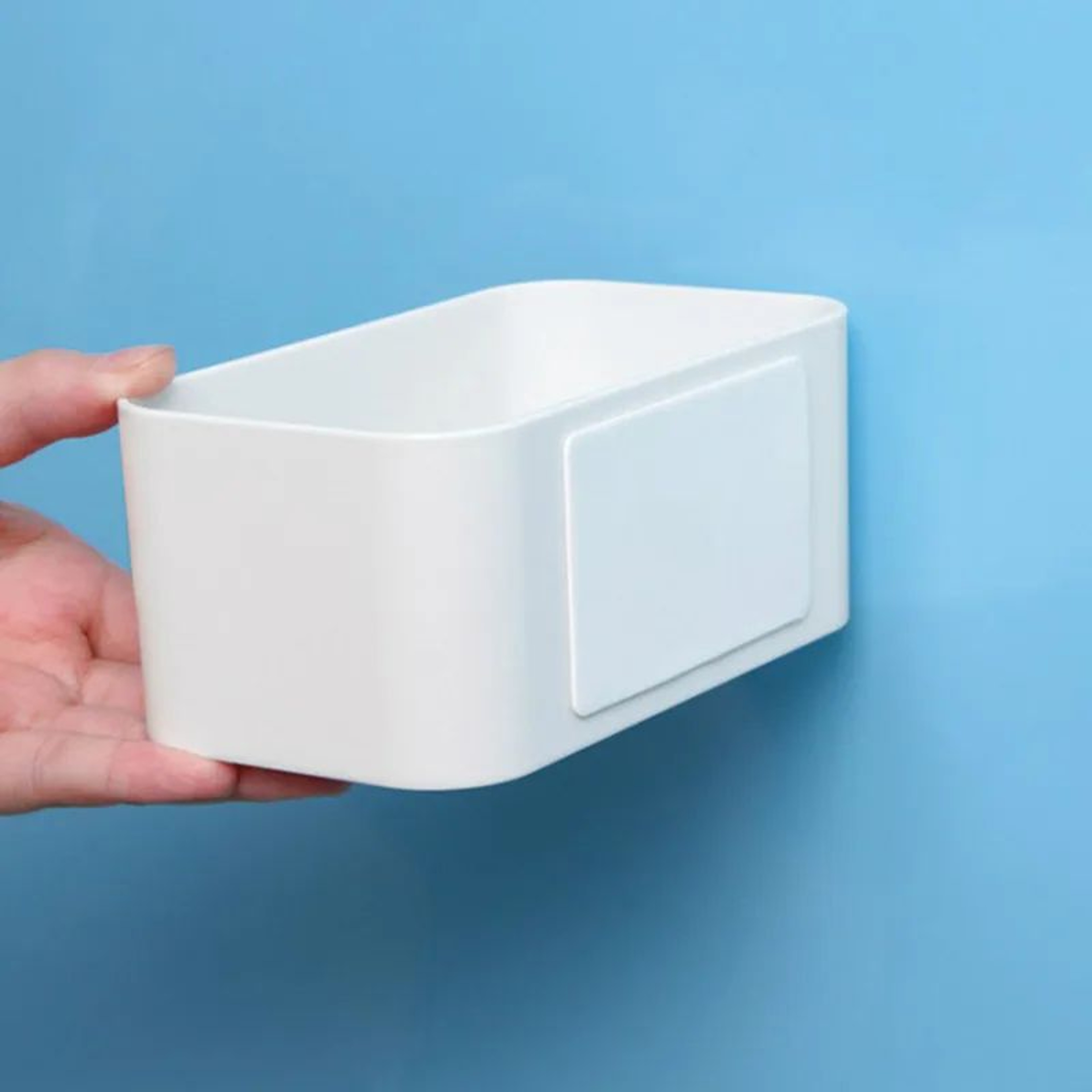 Wall Mounted Cosmetic Storage Box Adhesive Organizer 5