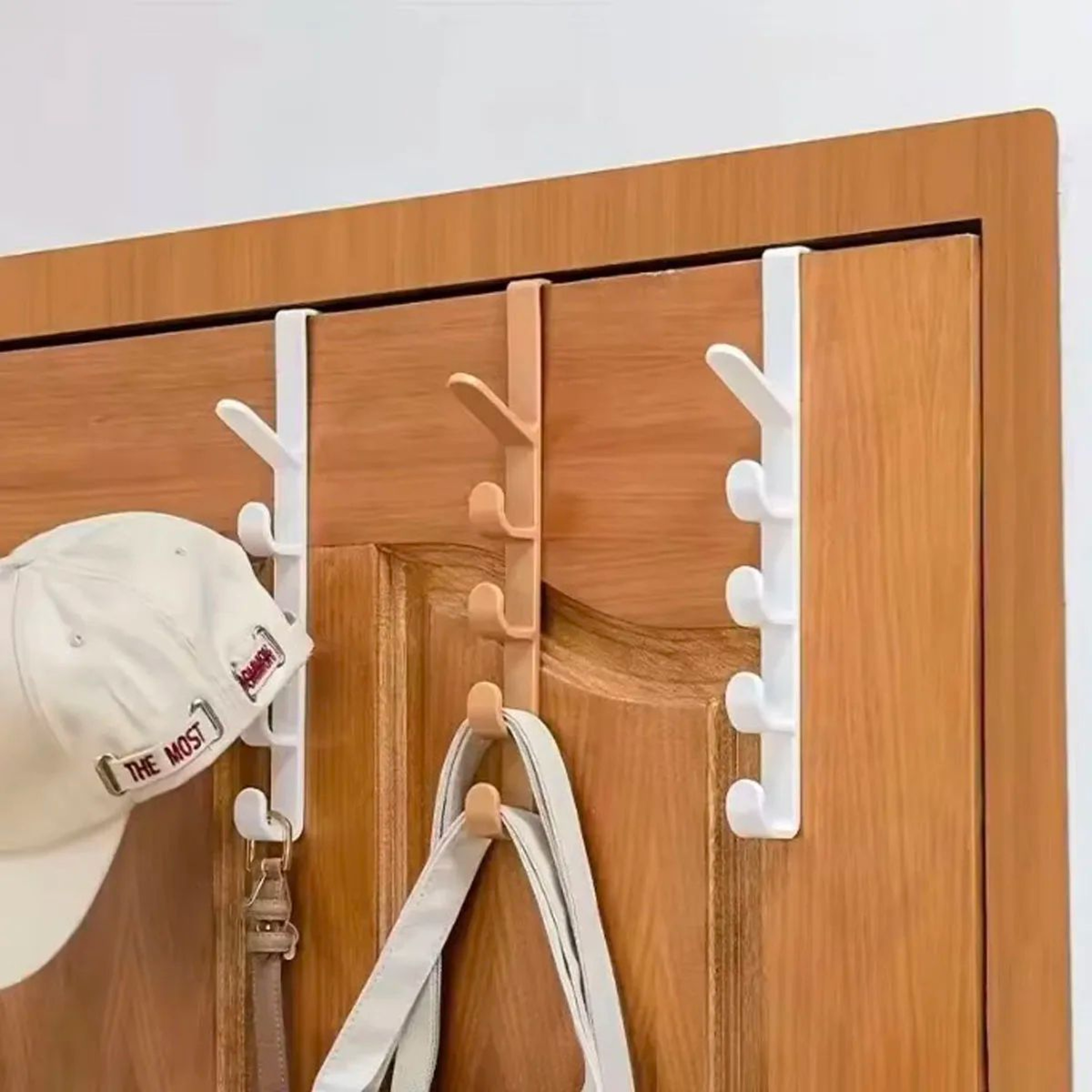 Over The Door Clothes Hanger Rack Bag Organizer 0