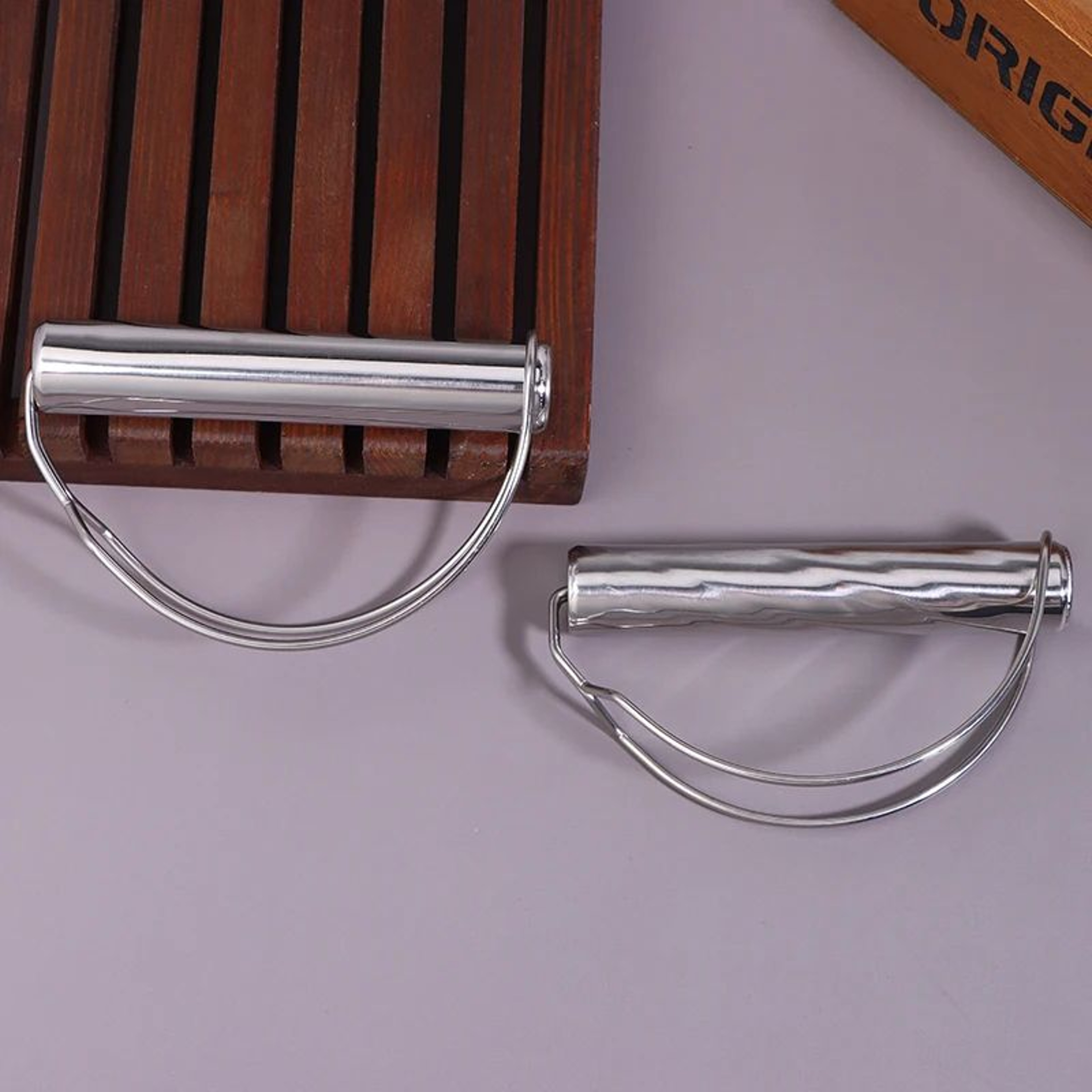 Stainless Steel Plastic Bag Holder Carry Handle 6