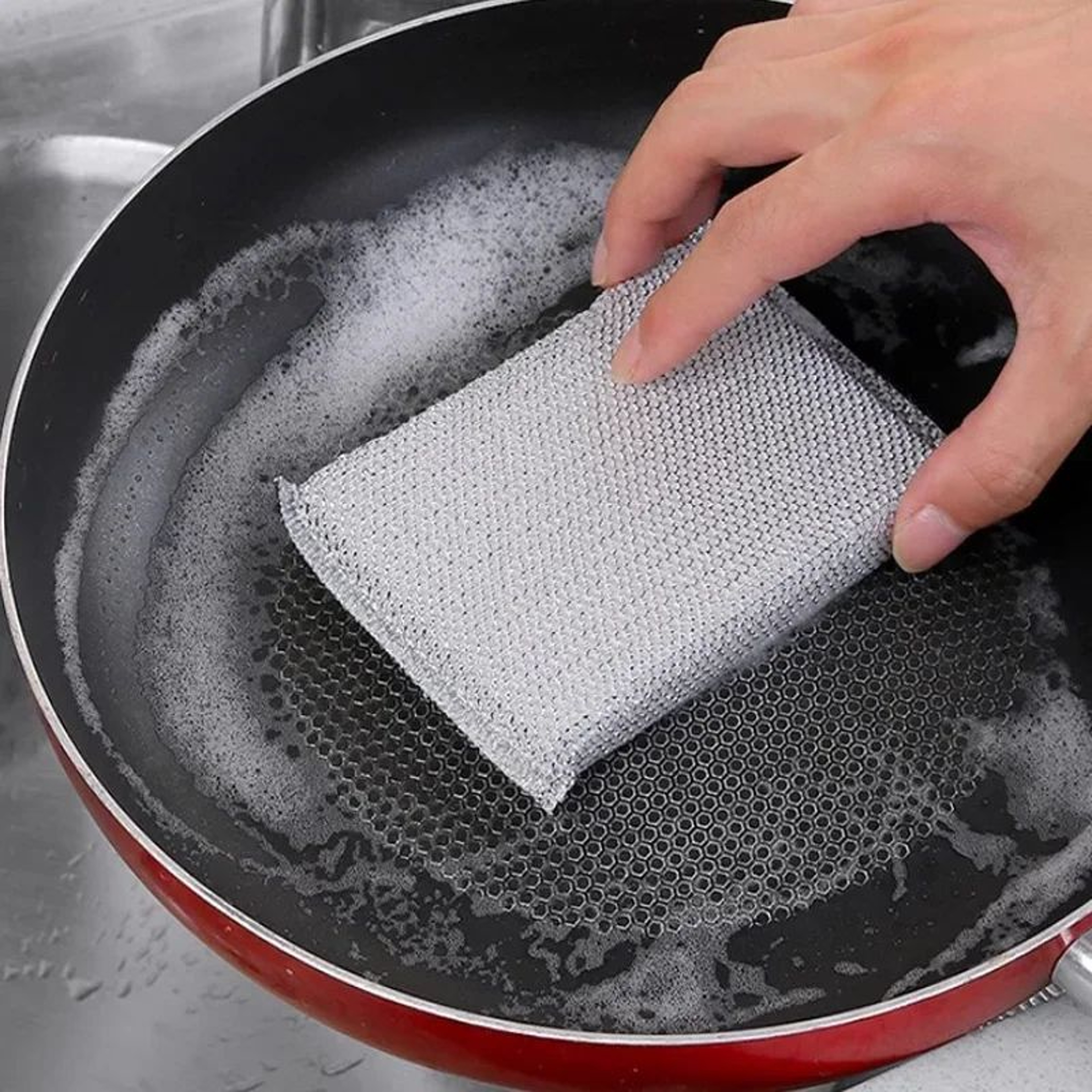 Kitchen Cleaning Sponge Set Scratch Free Dishwashing Pads 1