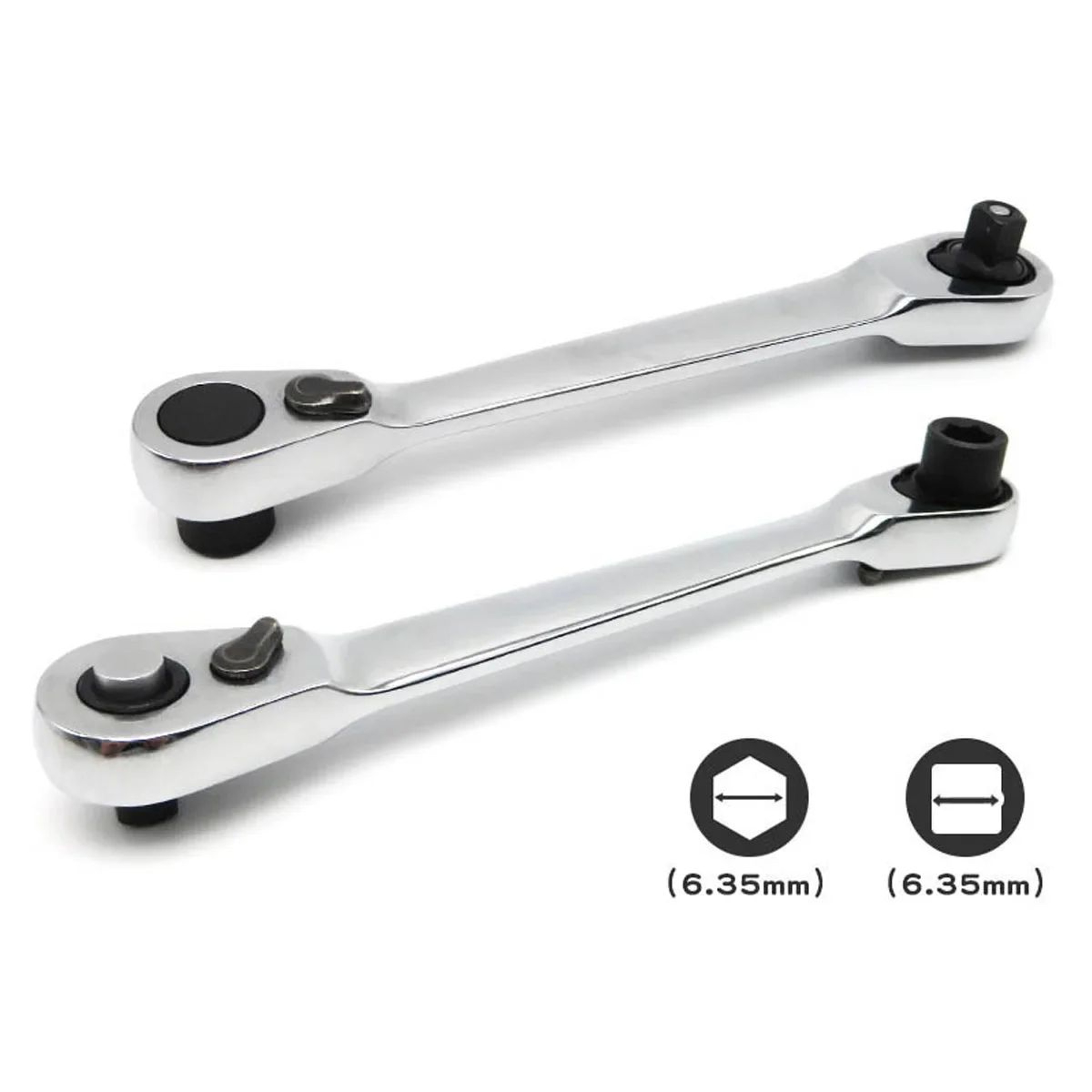 Mini Double End Ratchet Wrench 2 In 1 Socket Tool 8