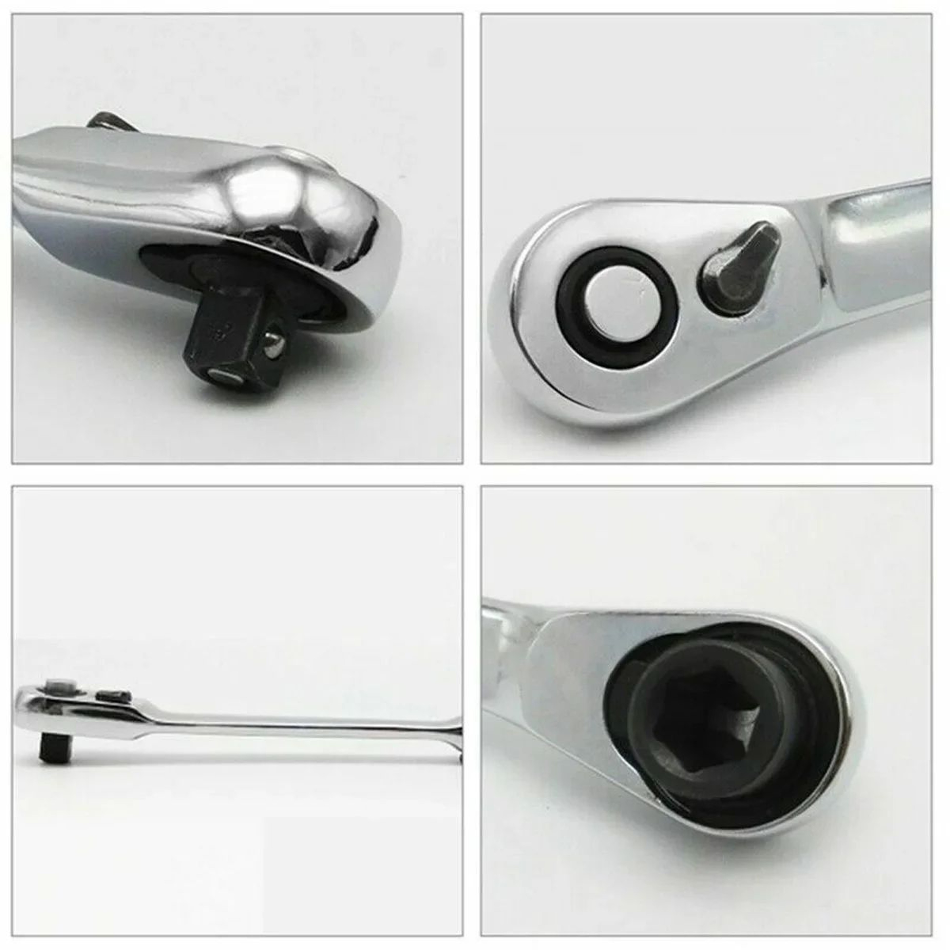 Mini Double End Ratchet Wrench 2 In 1 Socket Tool 10