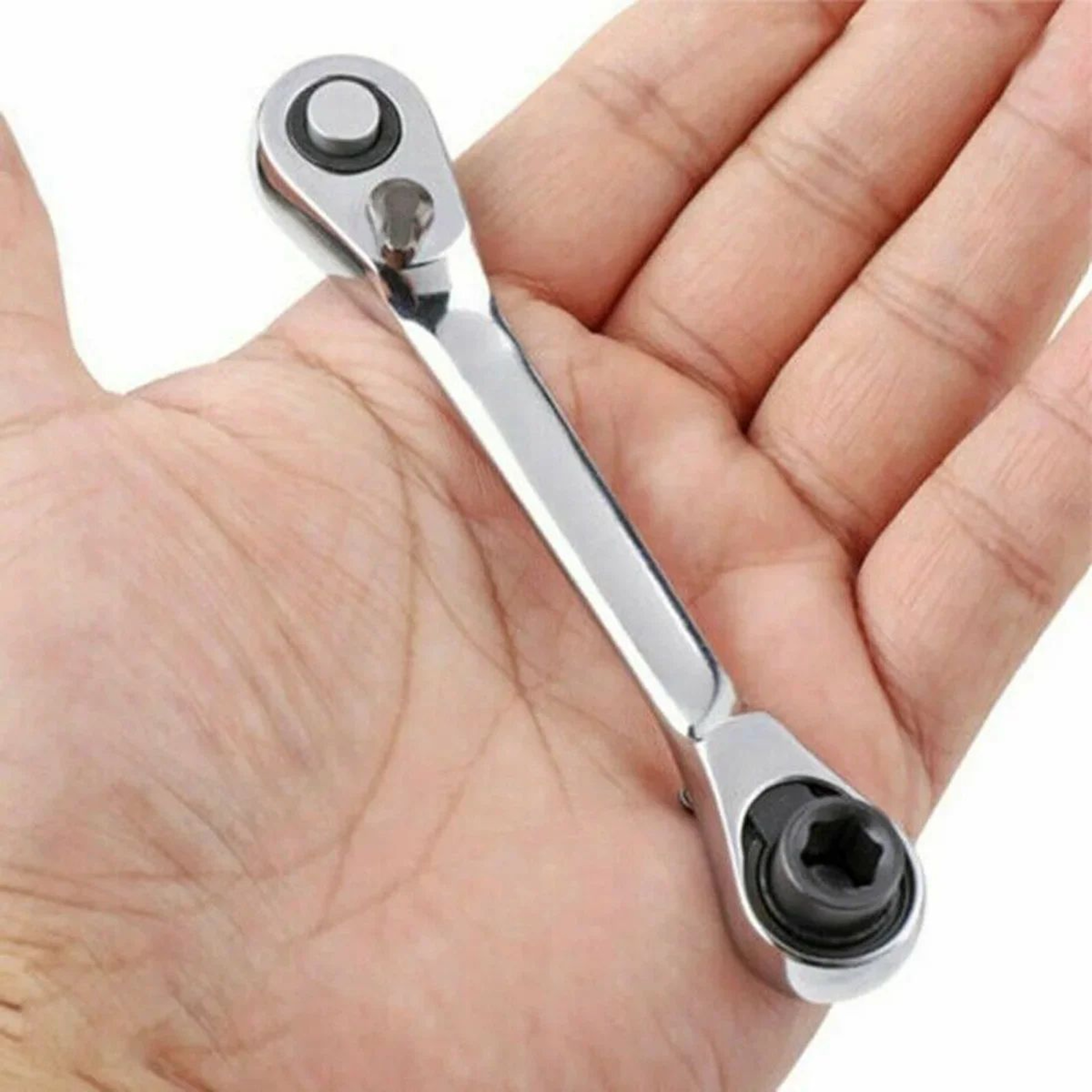 Mini Double End Ratchet Wrench 2 In 1 Socket Tool 2