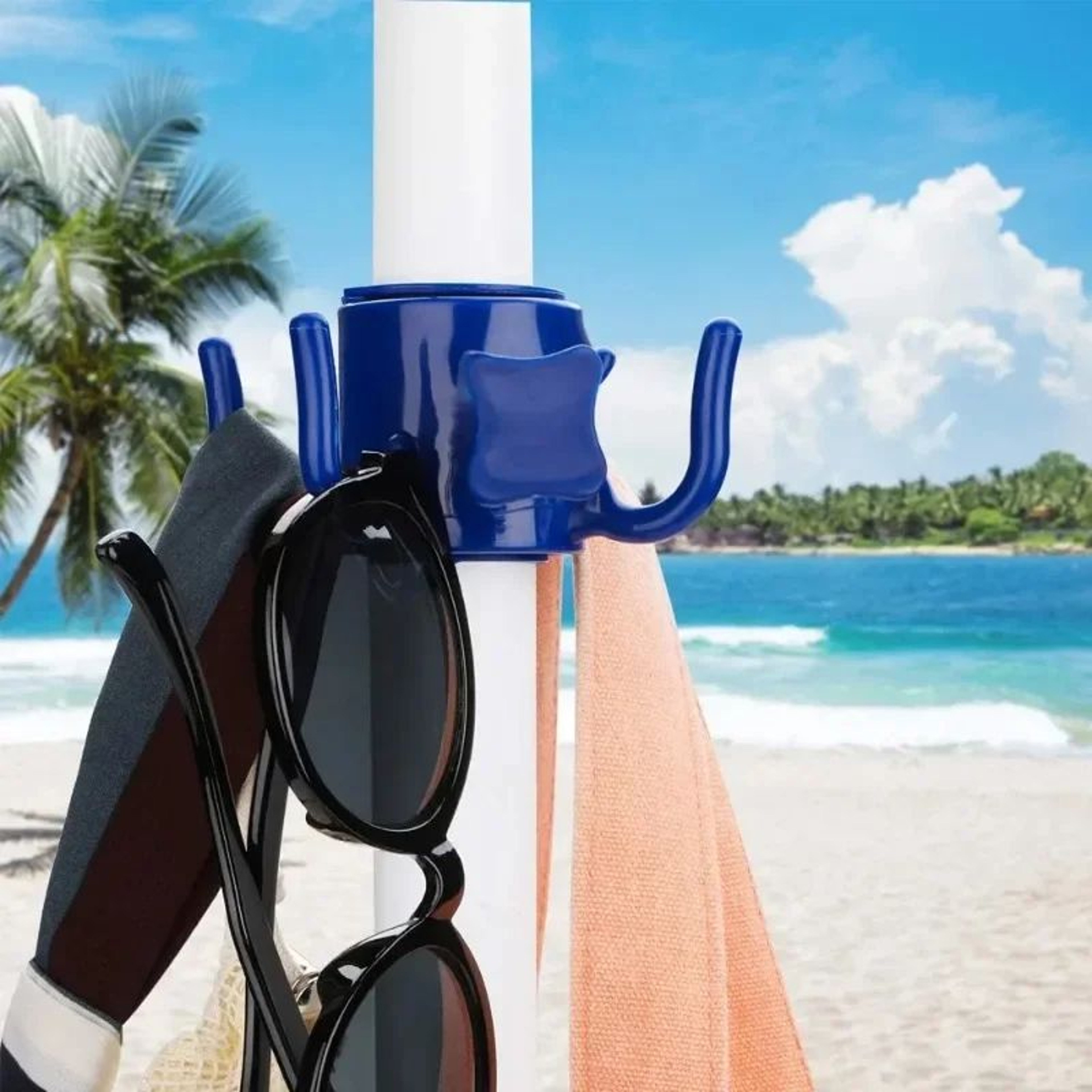 Beach Umbrella Hook 4 Prong Hanging Organizer 1