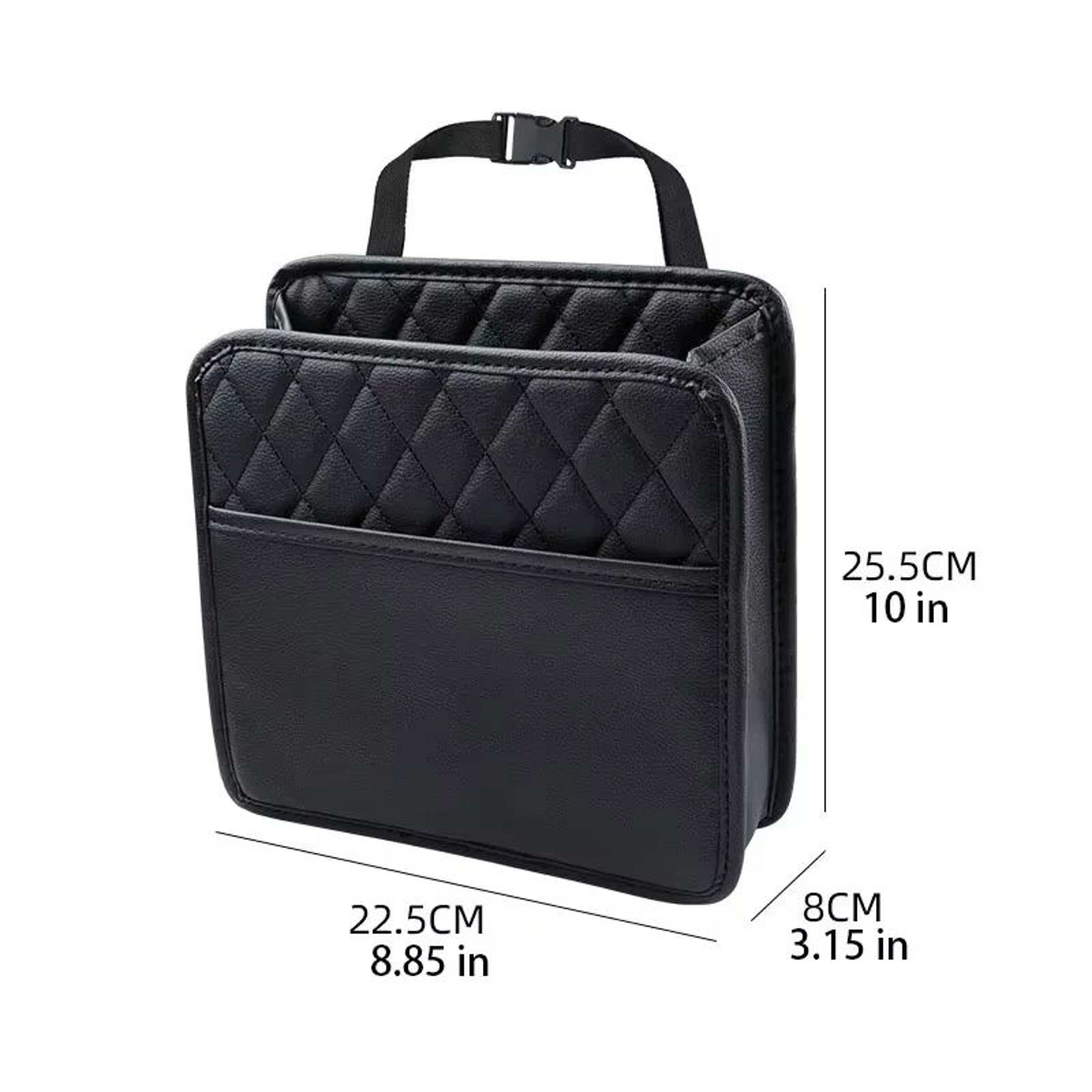 Multi Functional Car Seat Back Organizer Leather Storage Bag 9