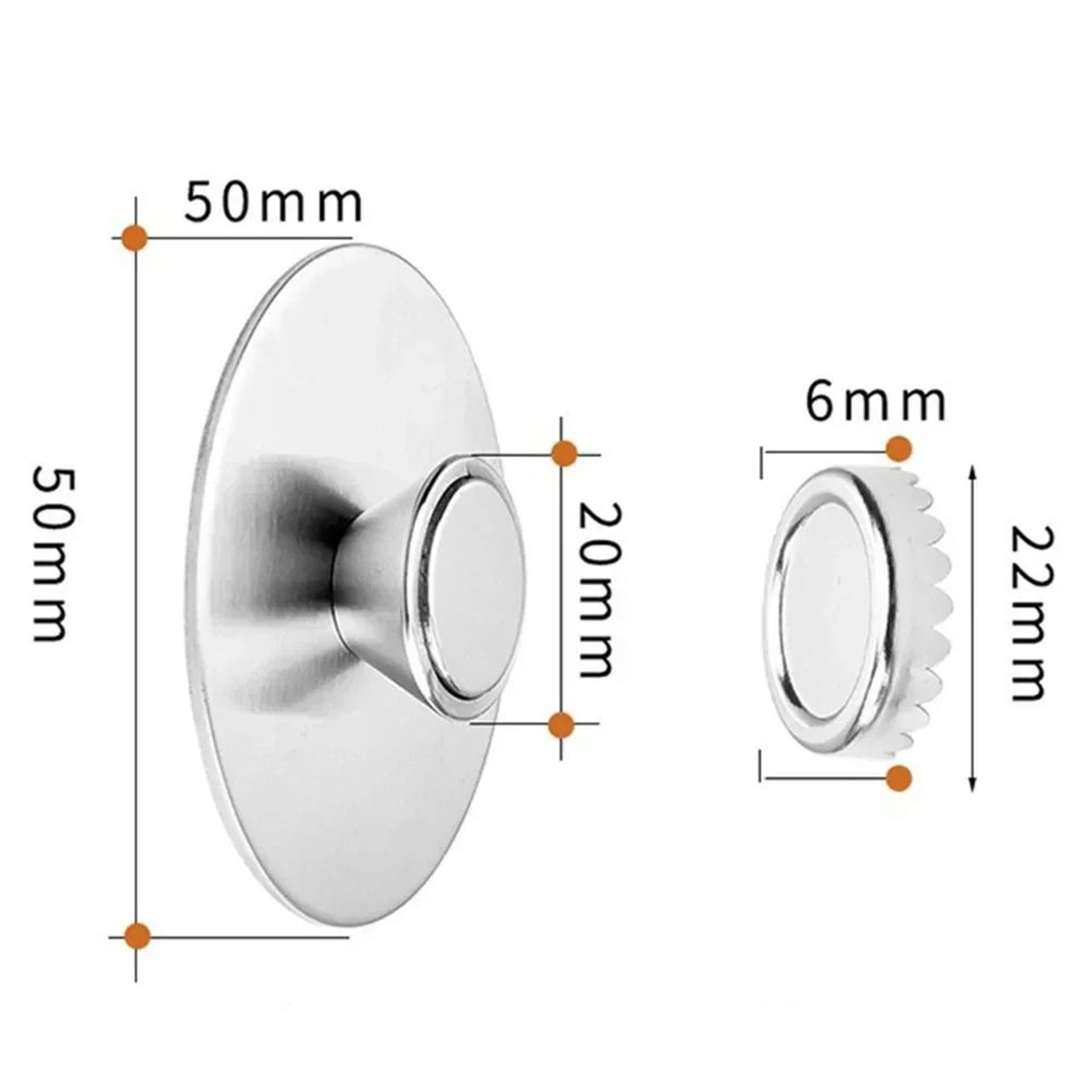 Magnetic Soap Holder Wall Mounted Stainless Steel Soap Dispenser 4