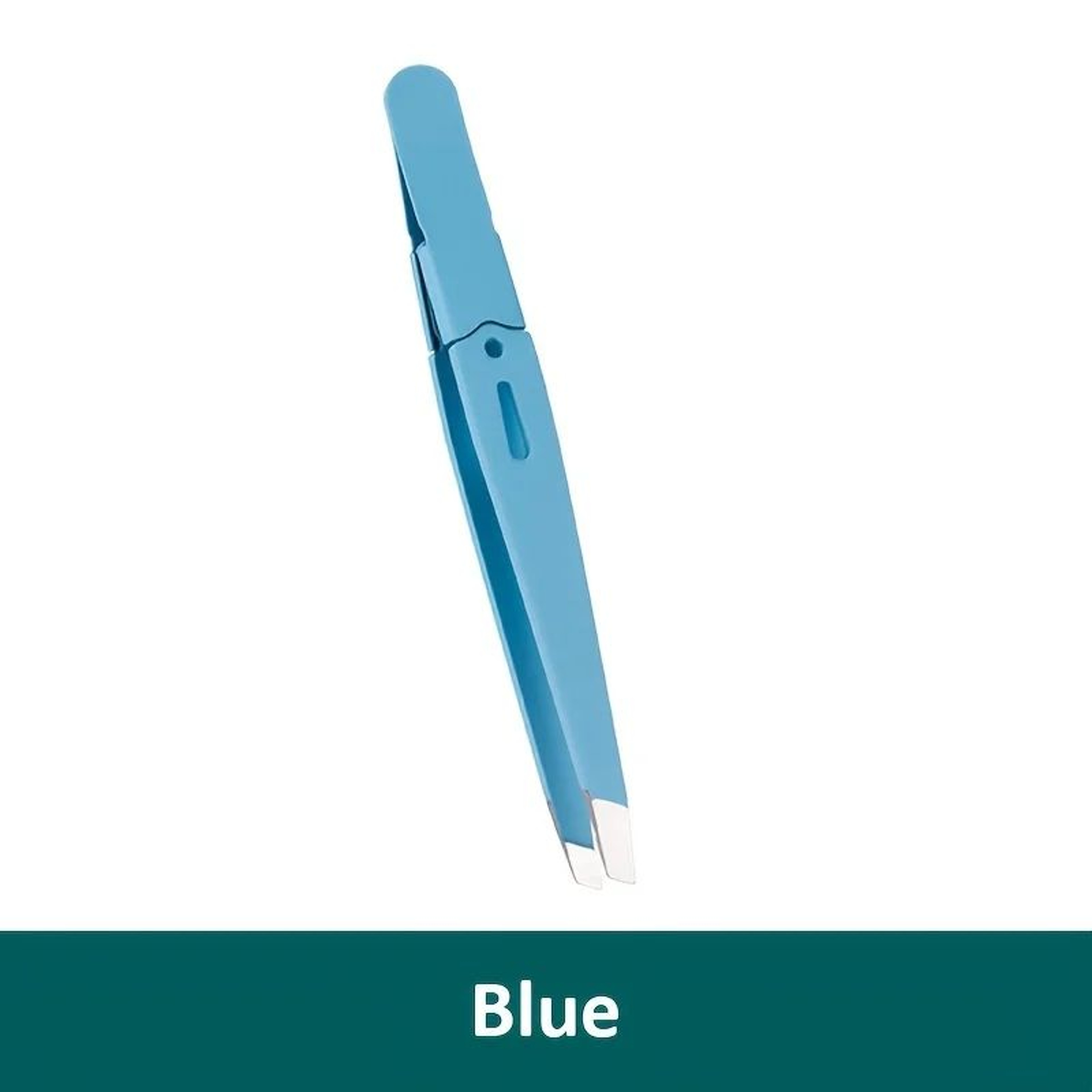 Stainless Steel Eyebrow Tweezers Slanted Tip Precision Hair Removal Tool 11