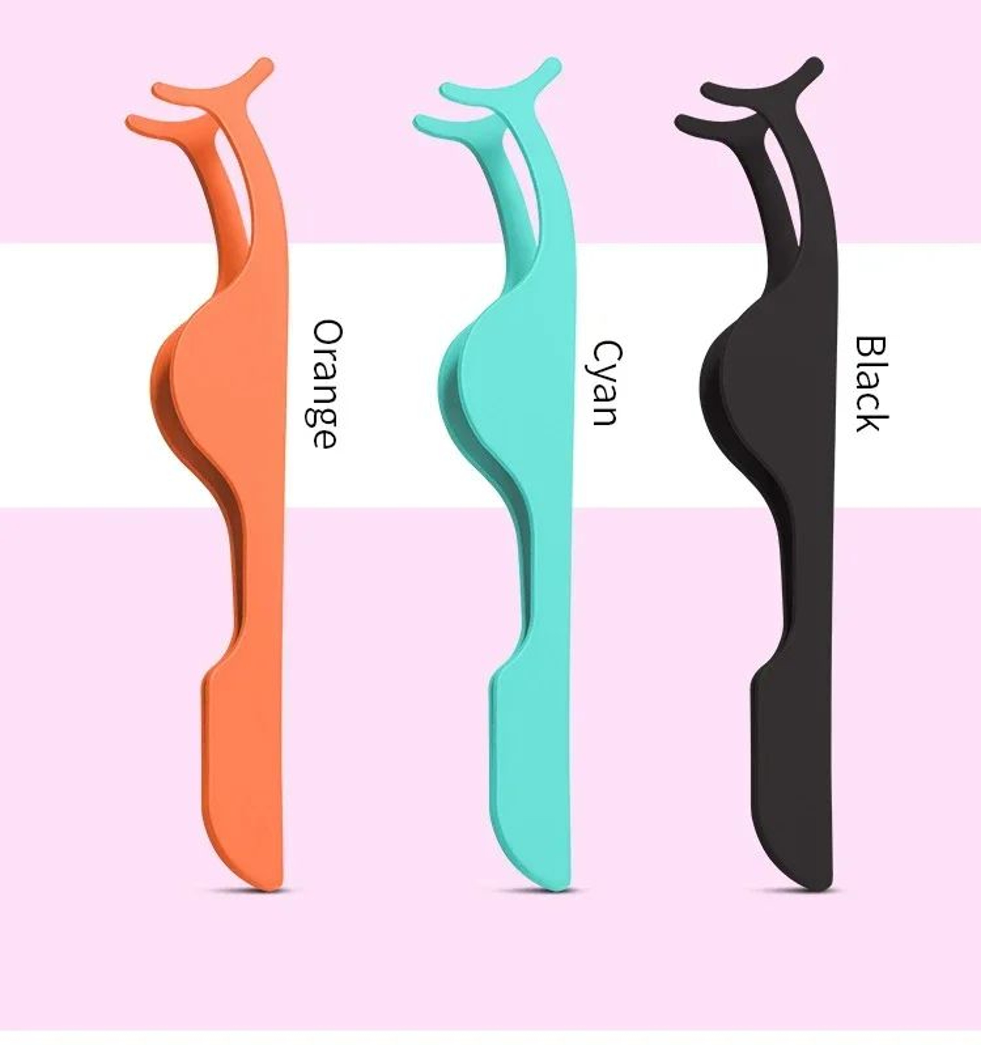 False Eyelash Applicator Tweezer Precision Lash Curler Makeup Tool 11