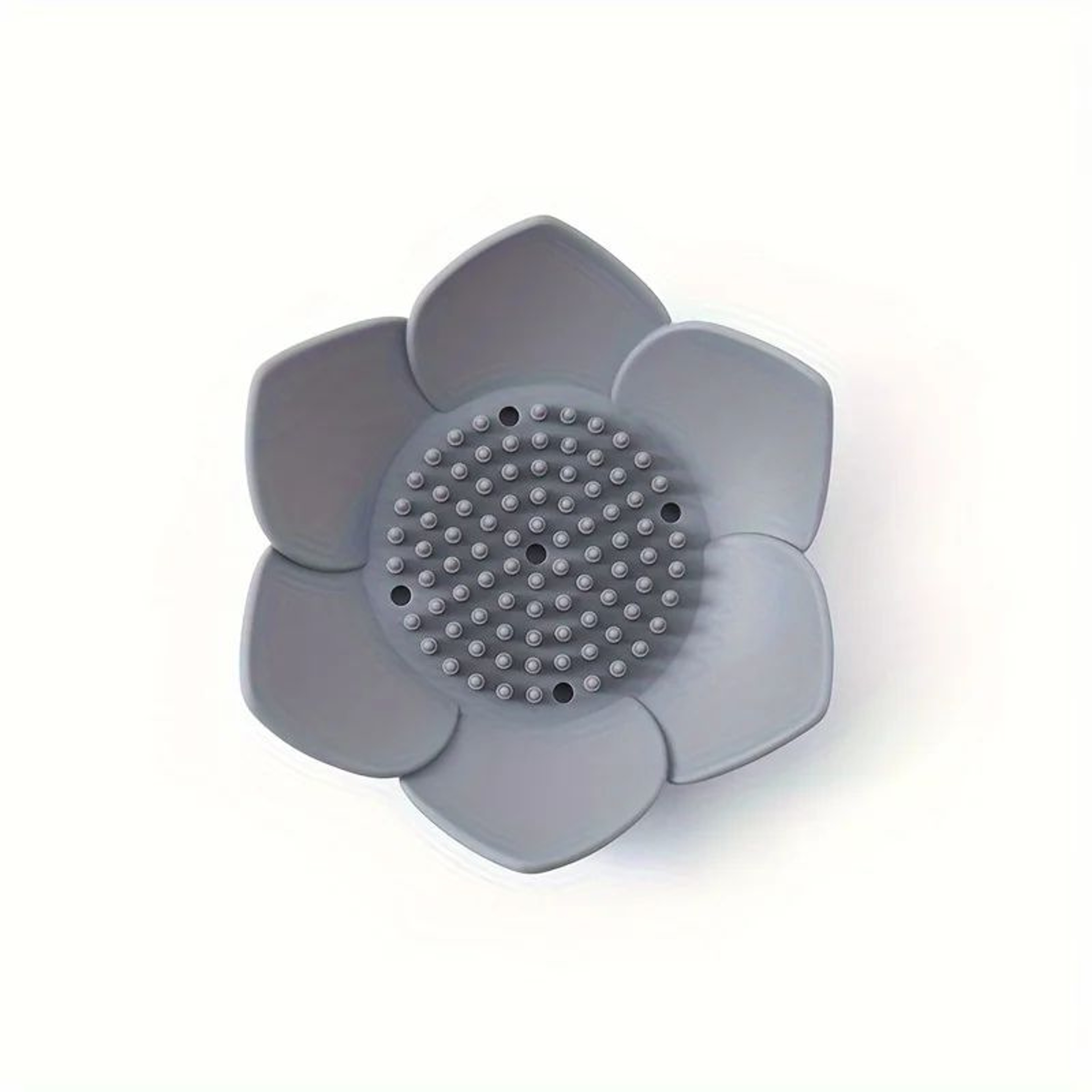 Lotus Silicone Soap Holder Drain Box Bathroom Soap Dish 11