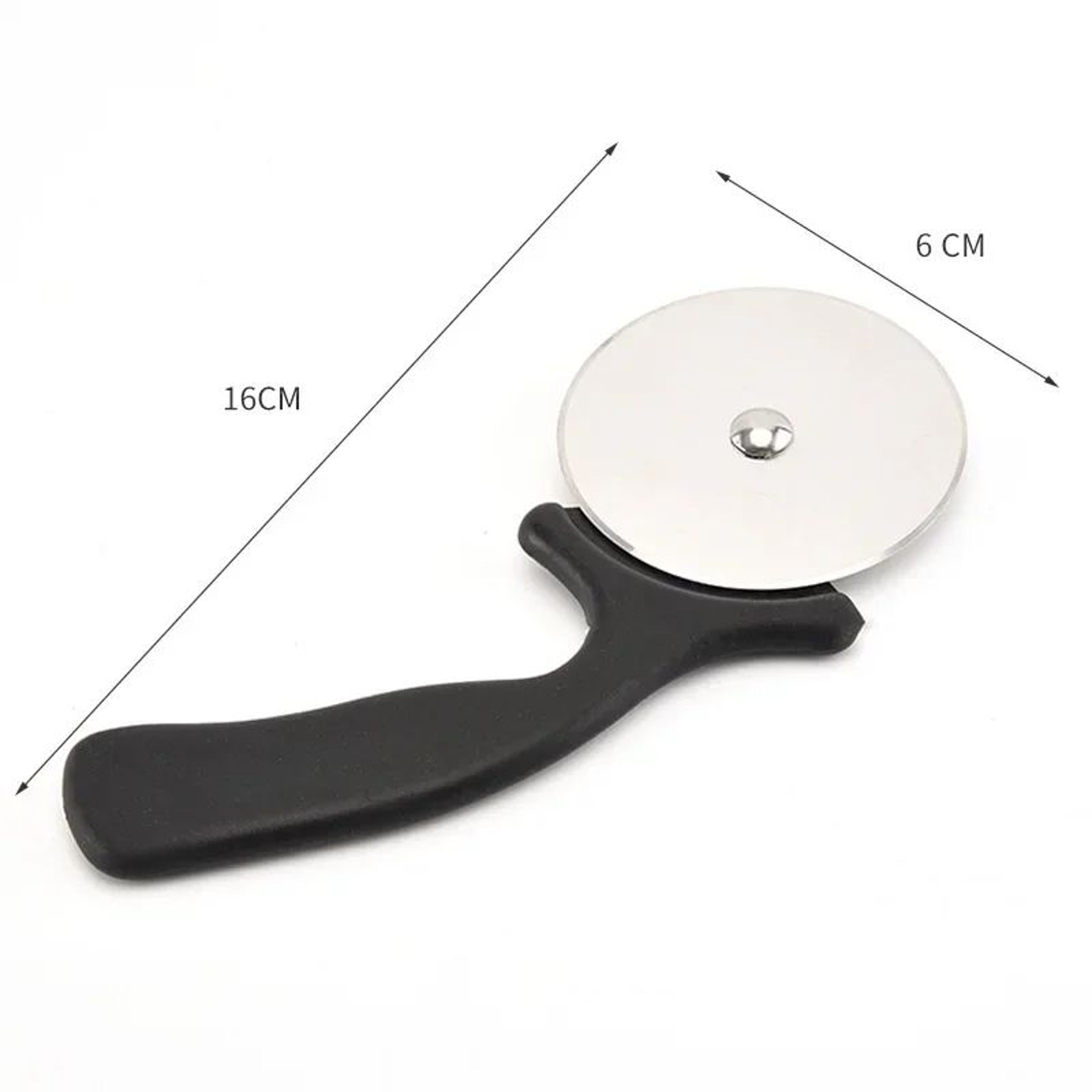 Stainless Steel Pizza Cutter Roller Wheel Kitchen Pastry Cutting Tool 5