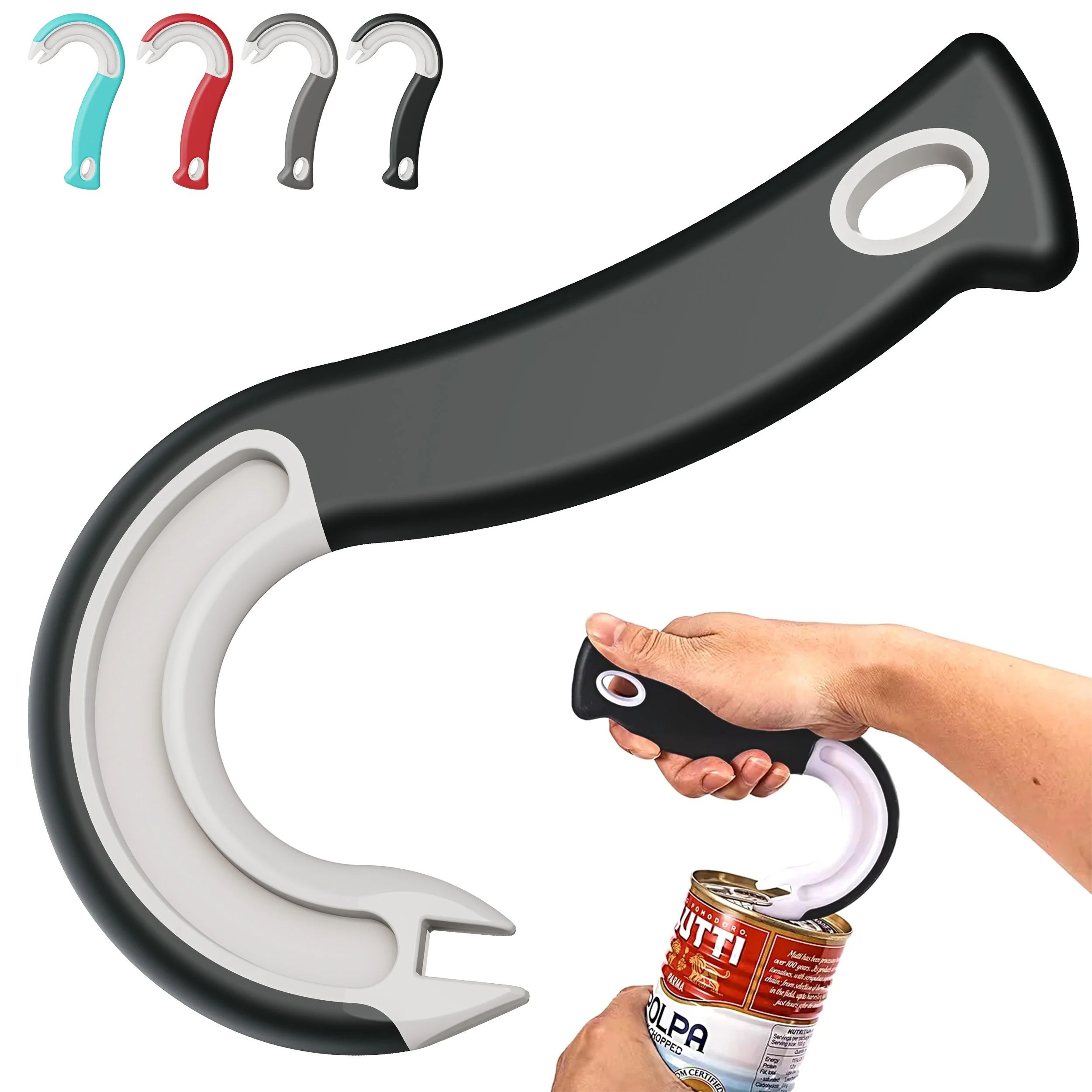 Easy Grip Hook Can Opener Durable Kitchen Jar And Can Opening Tool 0