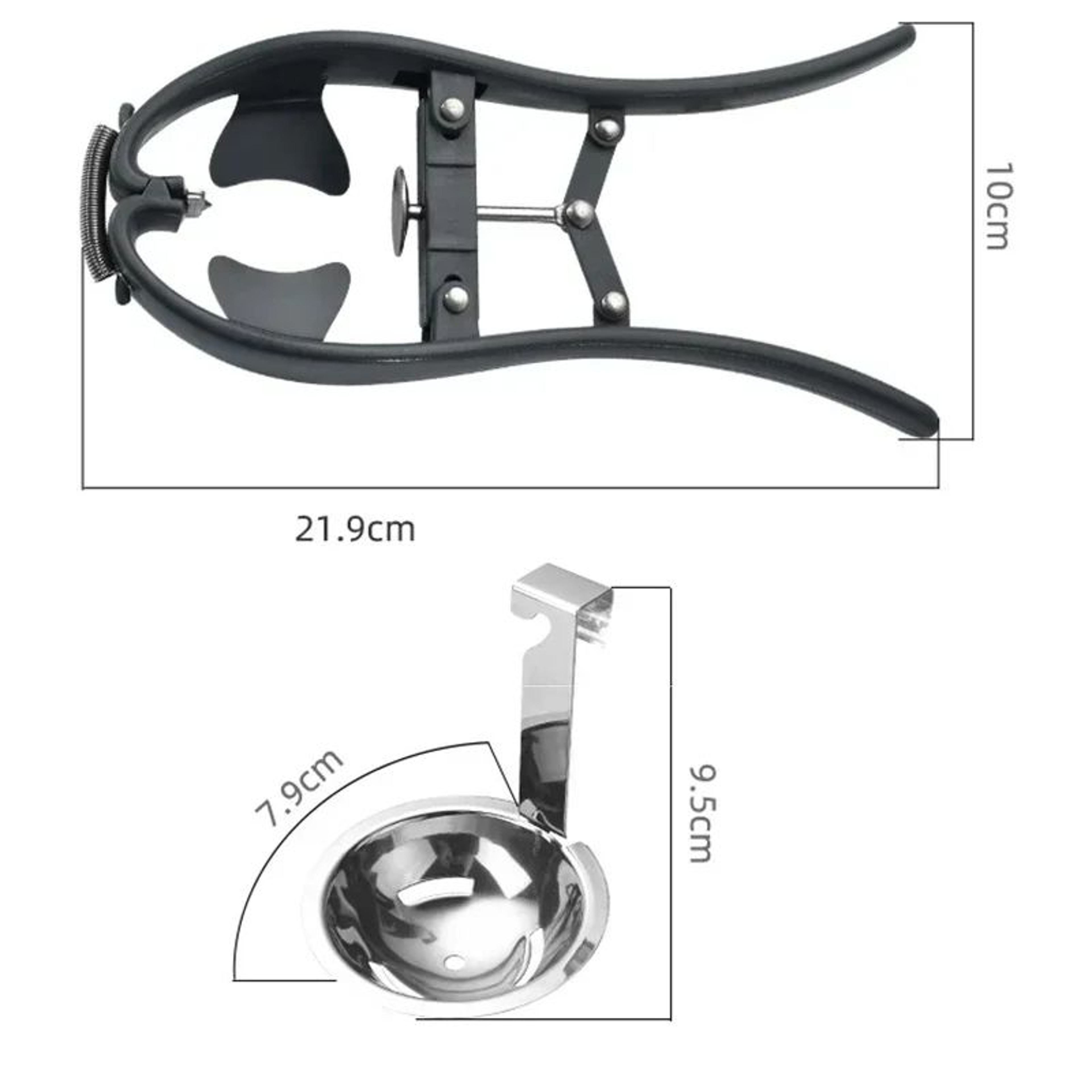 Stainless Steel Egg Opener Scissors Eggshell Cracker Kitchen Tool 7