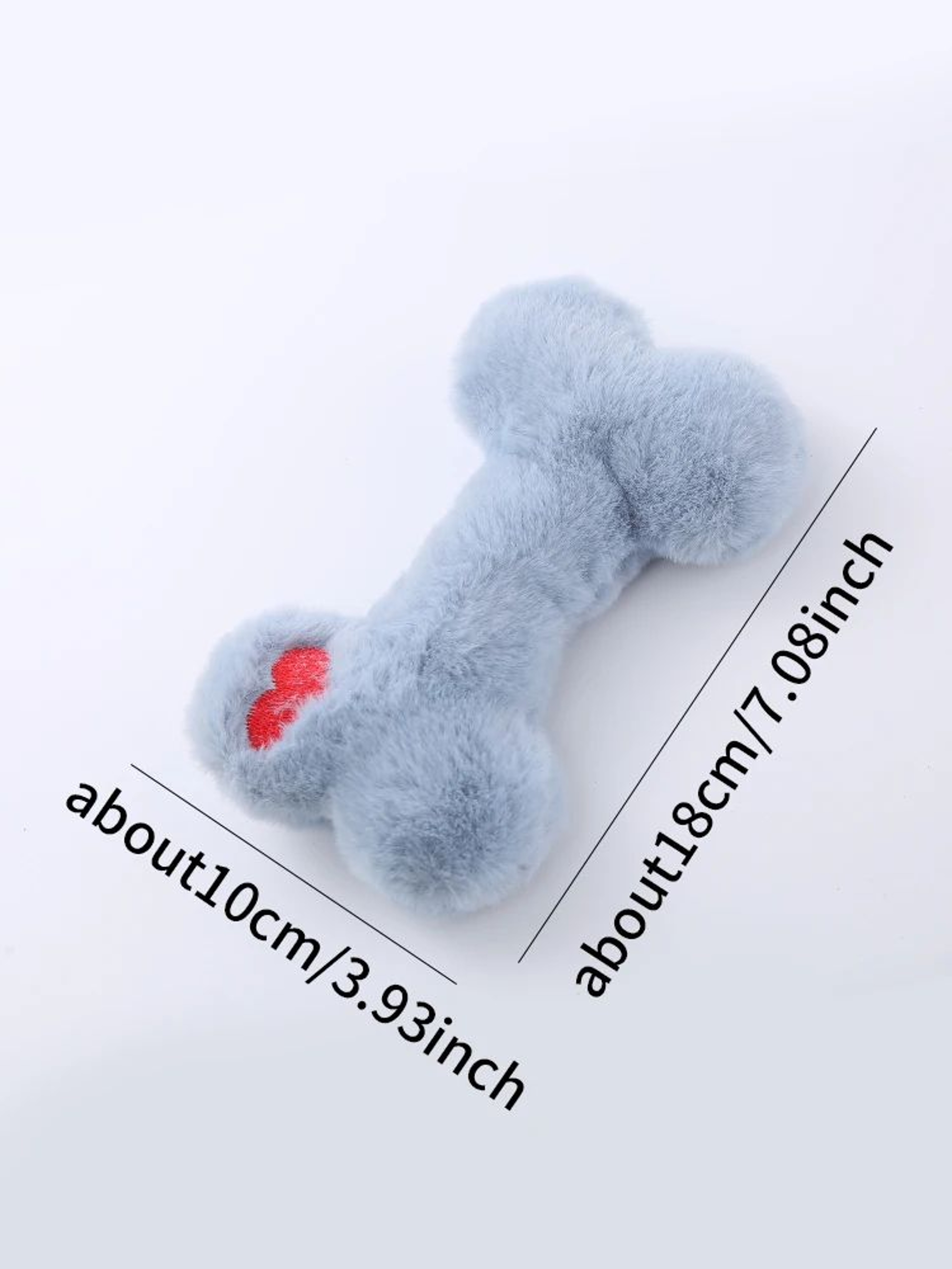 Cute Bone Shaped Squeaky Plush Toy For Dogs 6