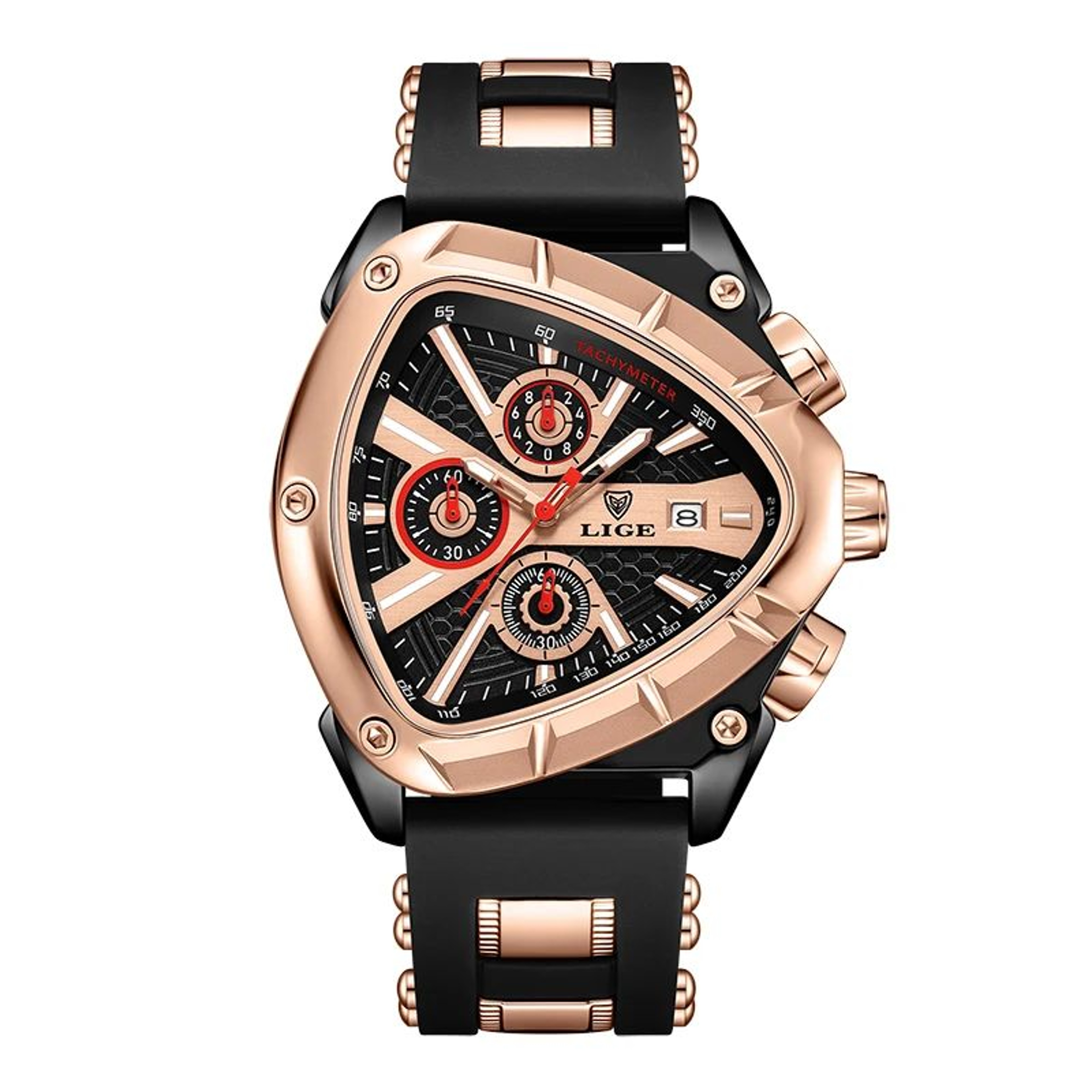Luxury Waterproof Mens Quartz Watch With Large Dial 16