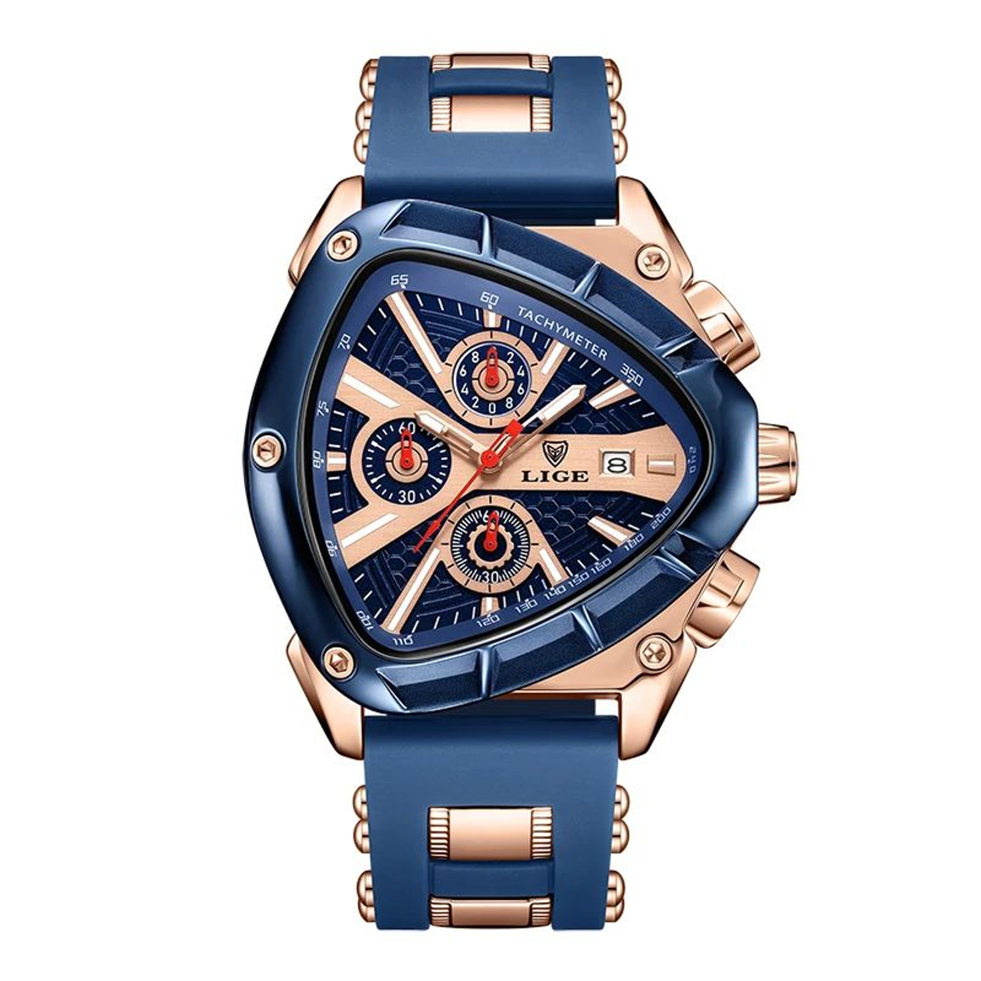 Luxury Waterproof Mens Quartz Watch With Large Dial 17