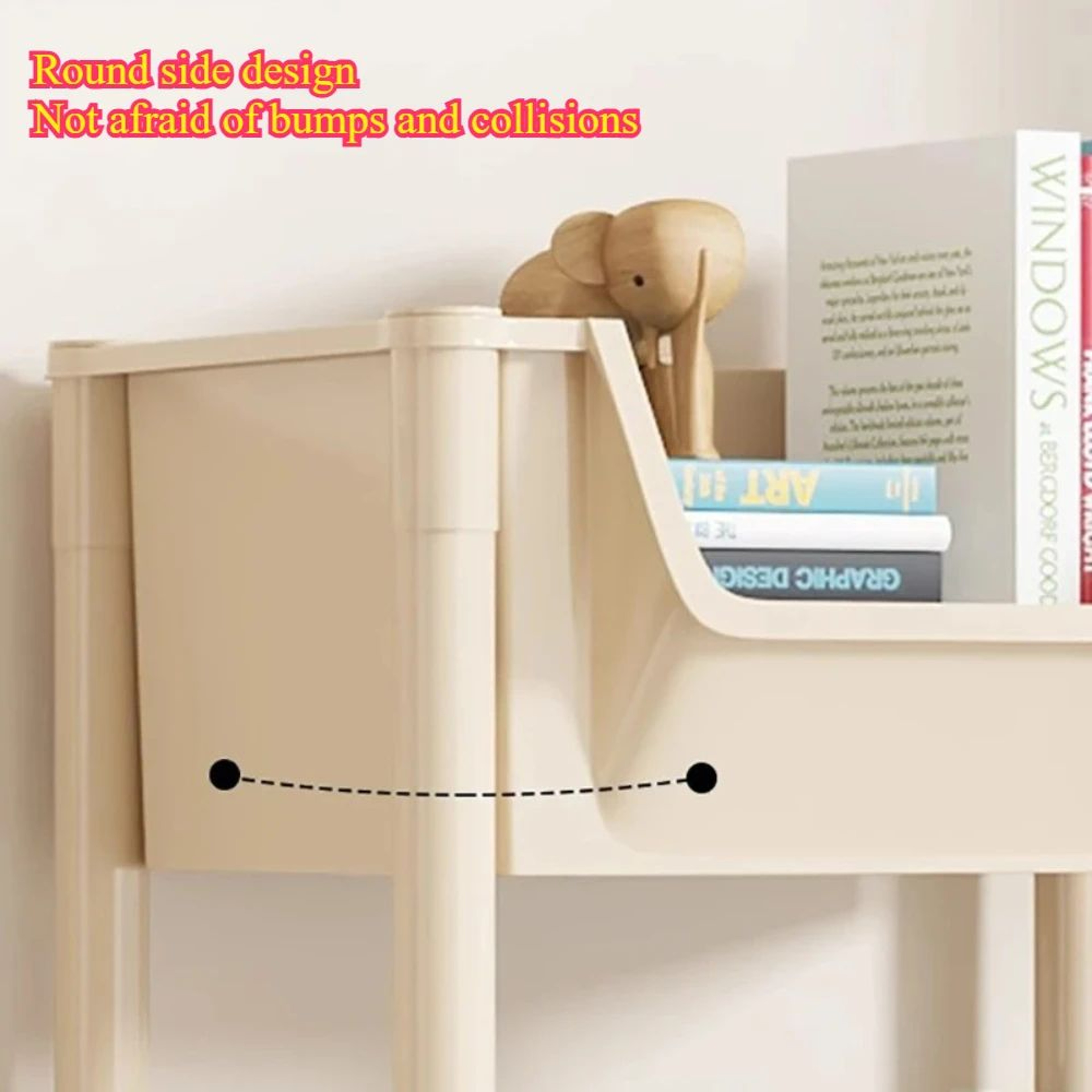Multi Layer Storage Cart With Wheels Mobile Organizer Rack 2