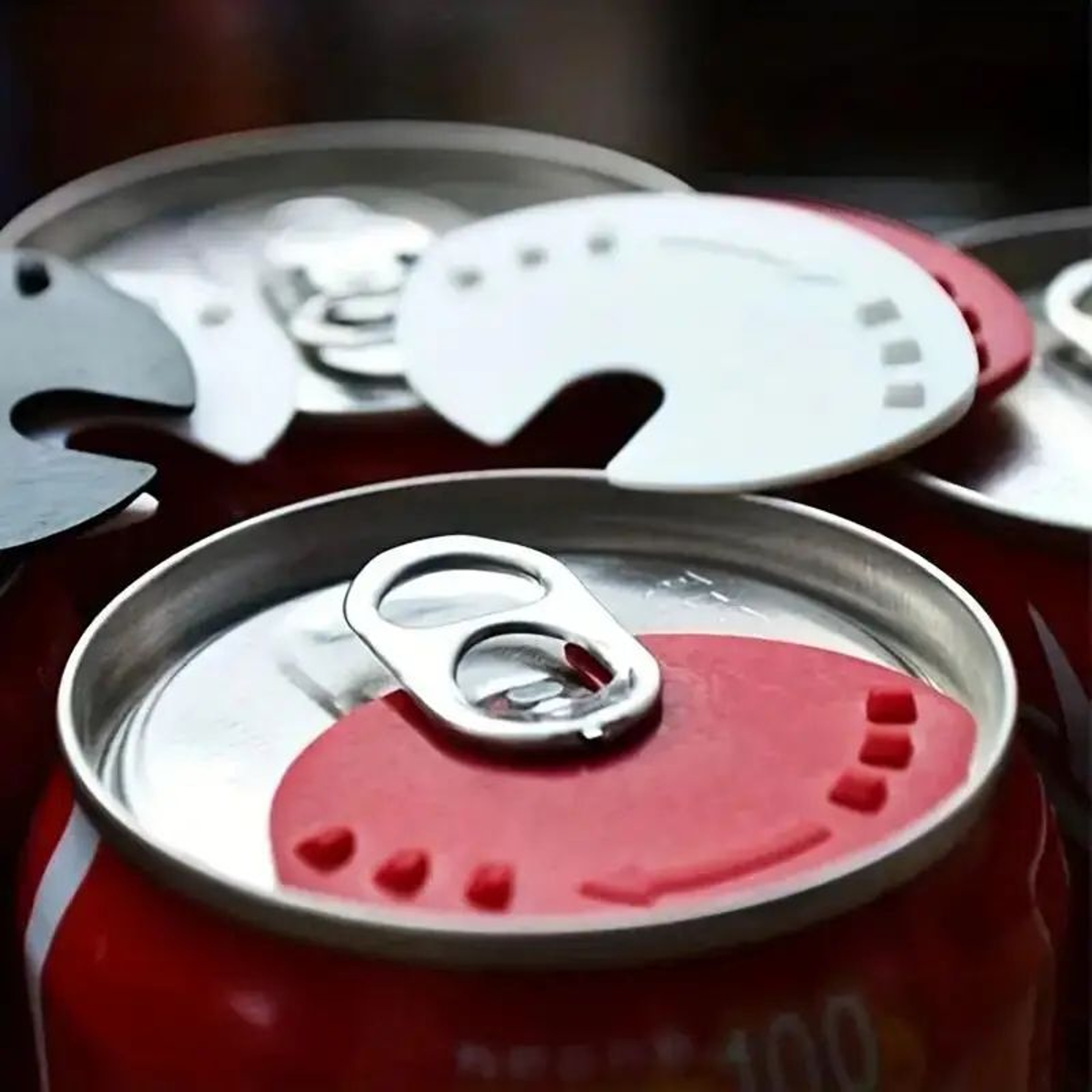 Reusable Can Lid Cover Soda Protector Set 5 Pieces 0
