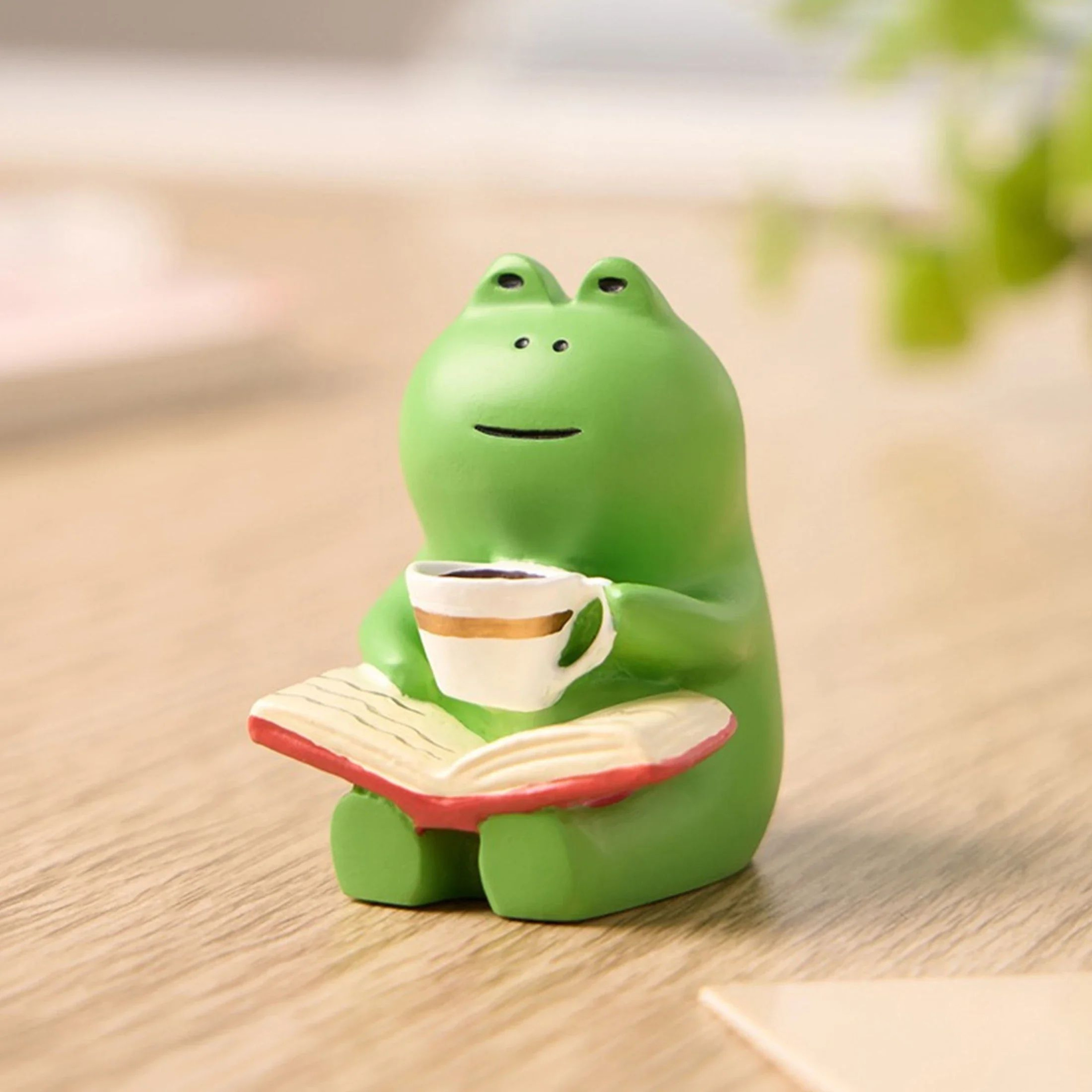 Cute Frog Rocker Chair Mini Desktop Decoration Set 1
