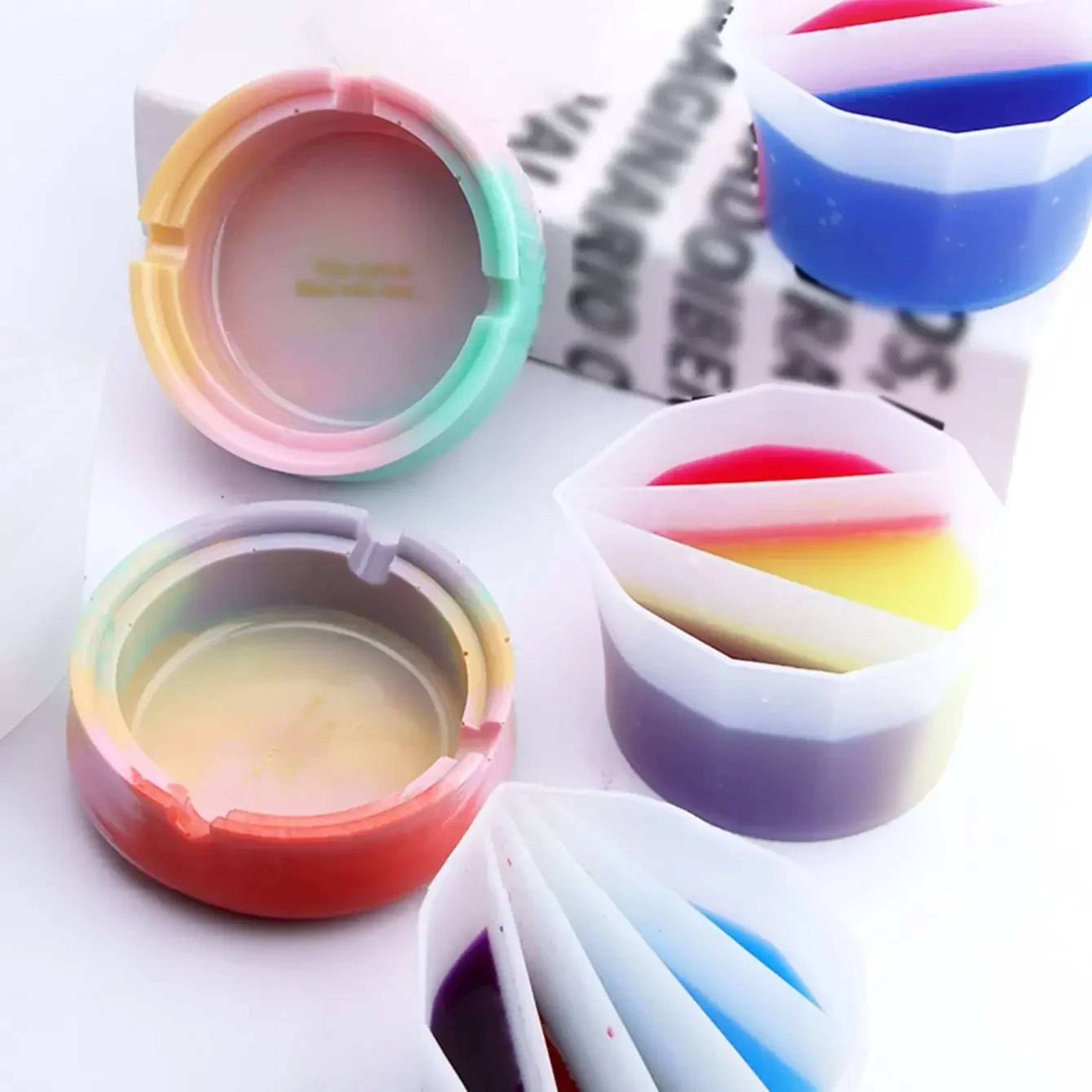Fluid Art Silicone Paint Diverter DIY Craft Pour Tool 2