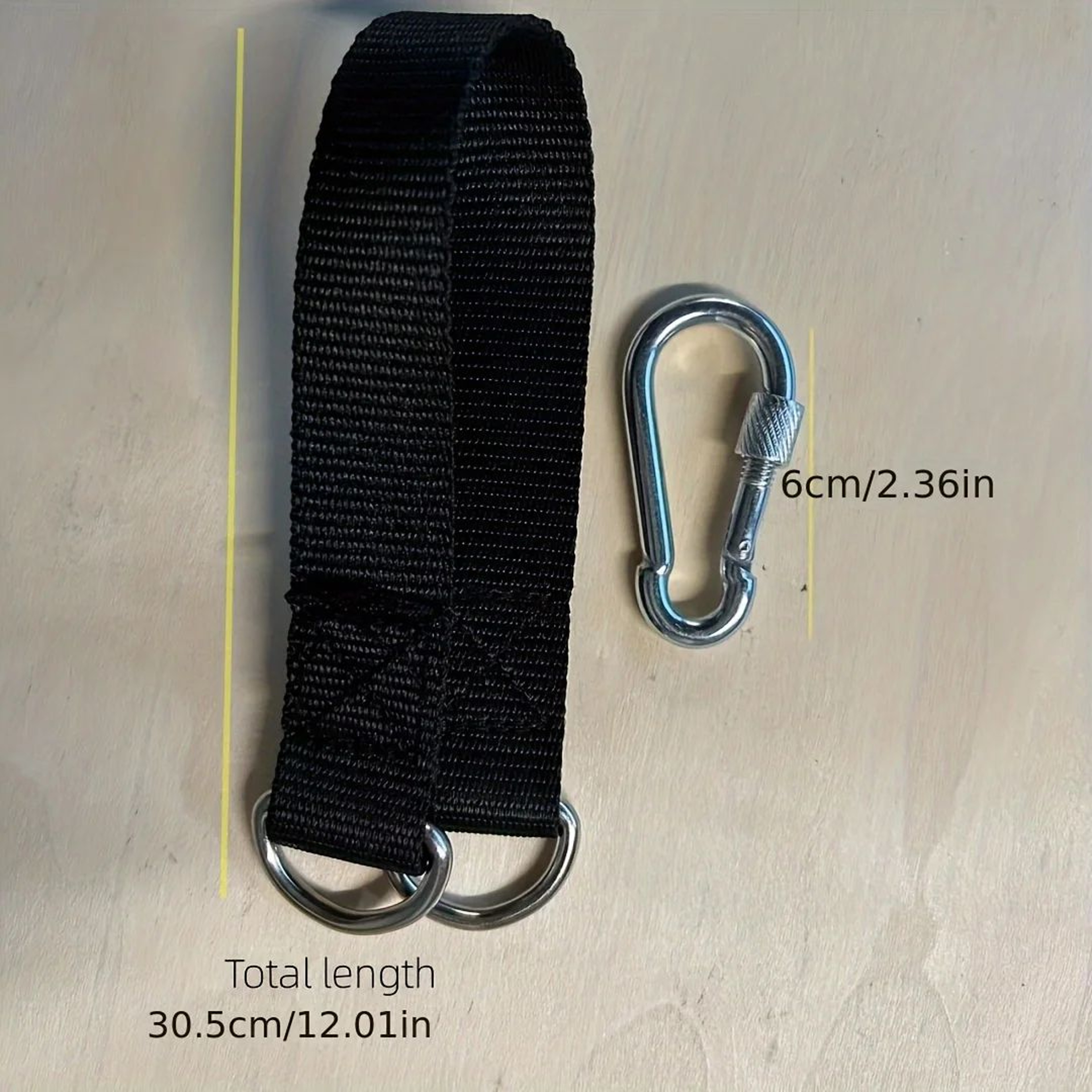 Heavy Duty Hammock Hanging Straps With Steel Hooks 4