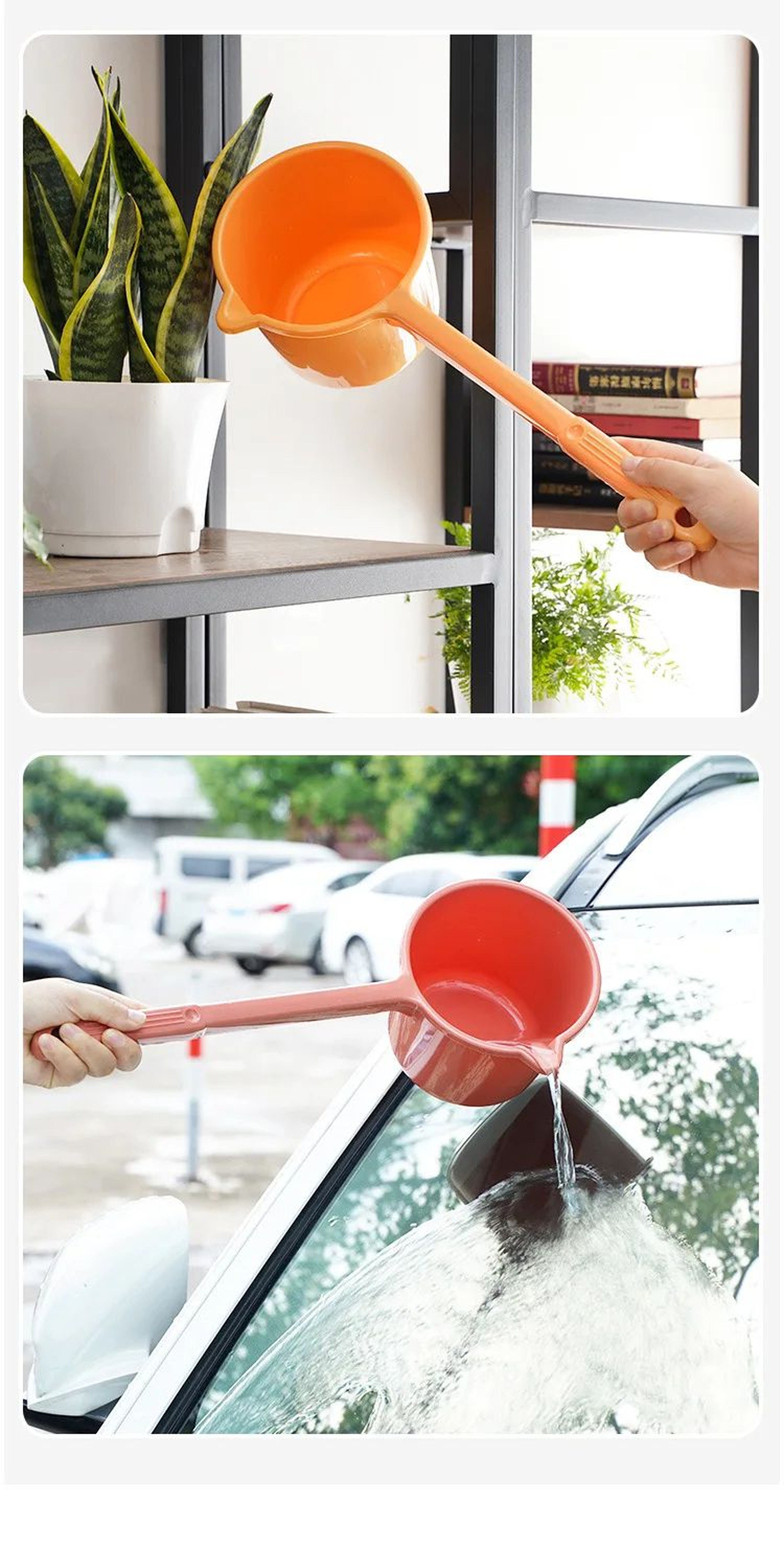 Long Handle Water Ladle Large Capacity Multi Purpose Scoop 9