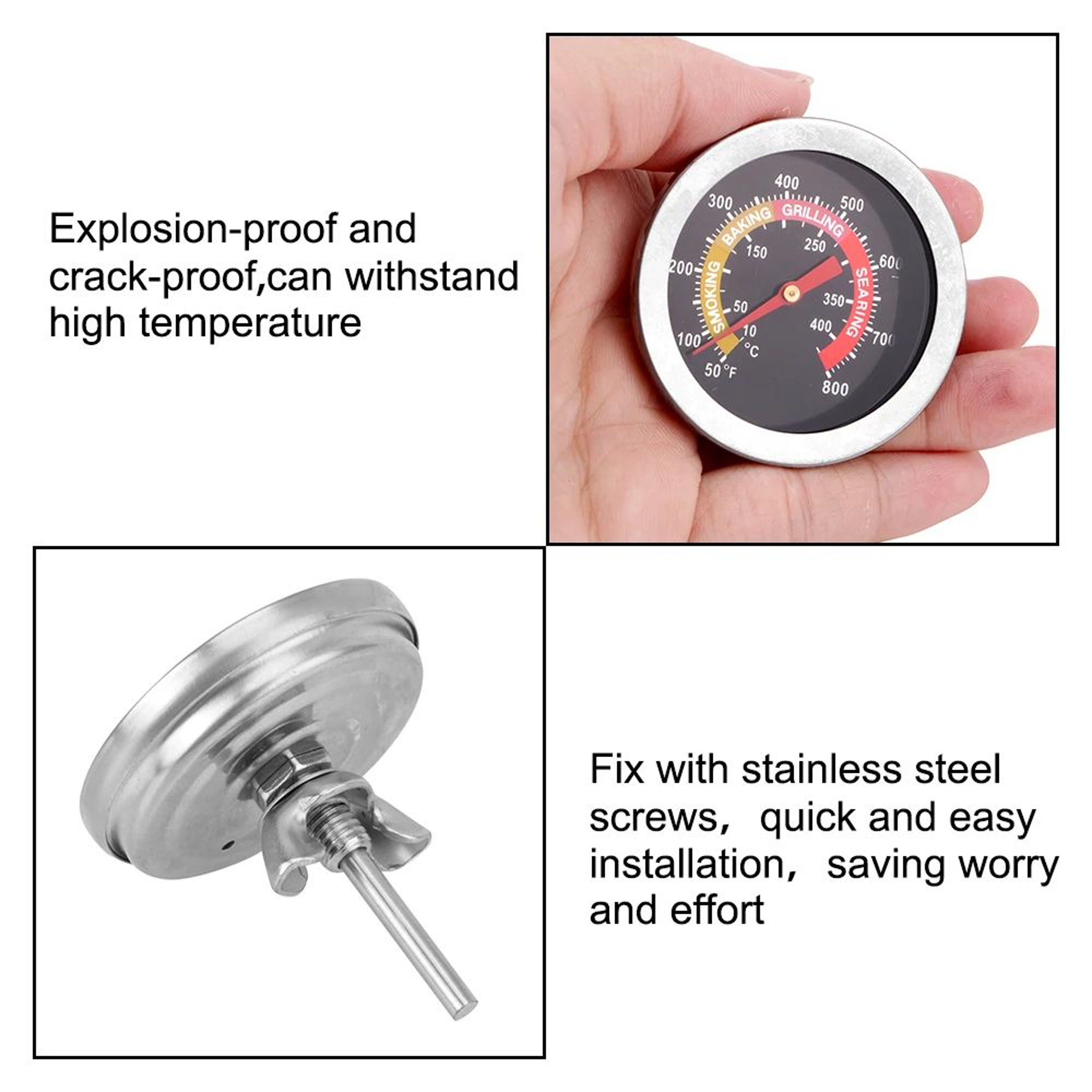 Instant Read Oven Thermometer For Baking And Grilling 3