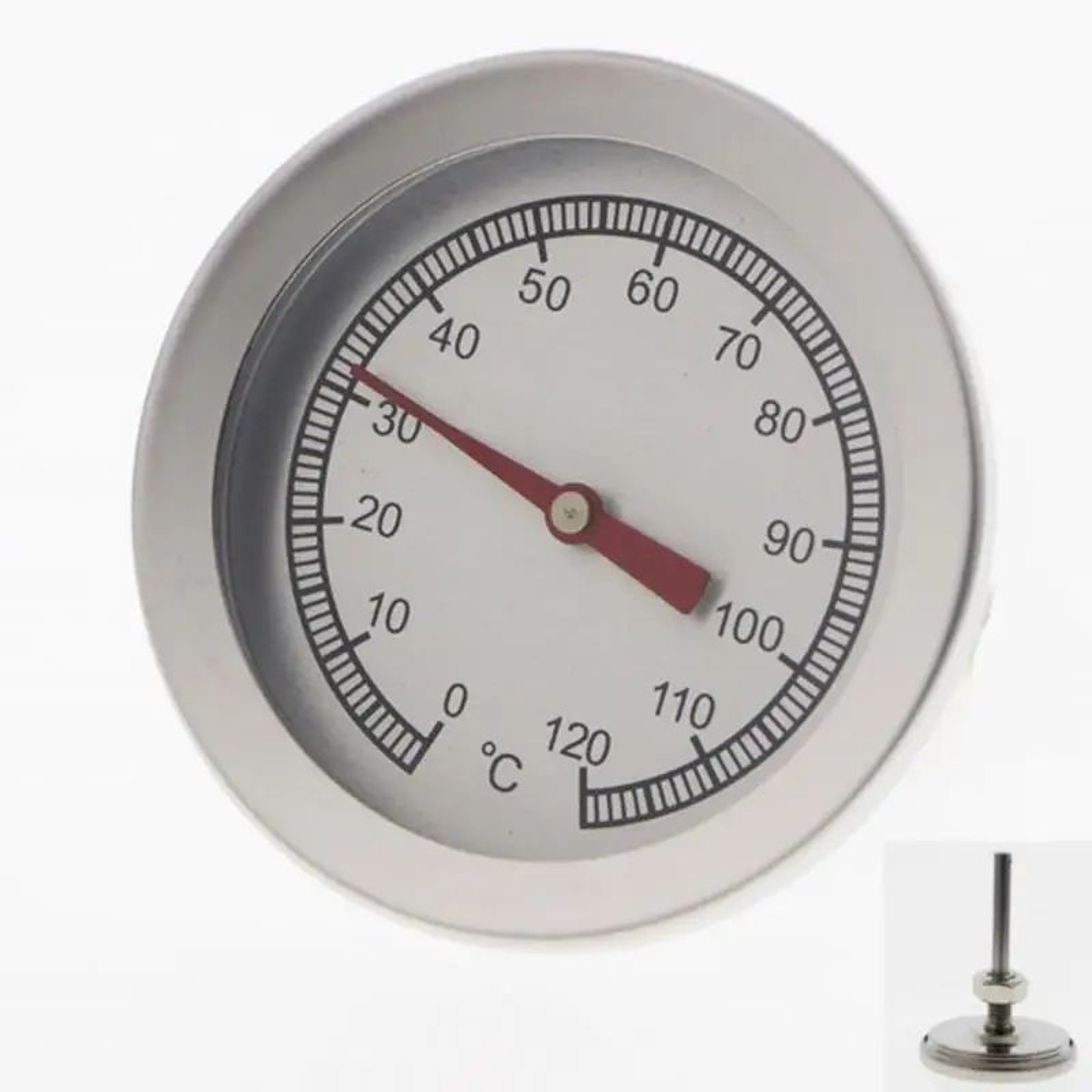 Stainless Steel Meat Thermometer With Dial Display 2