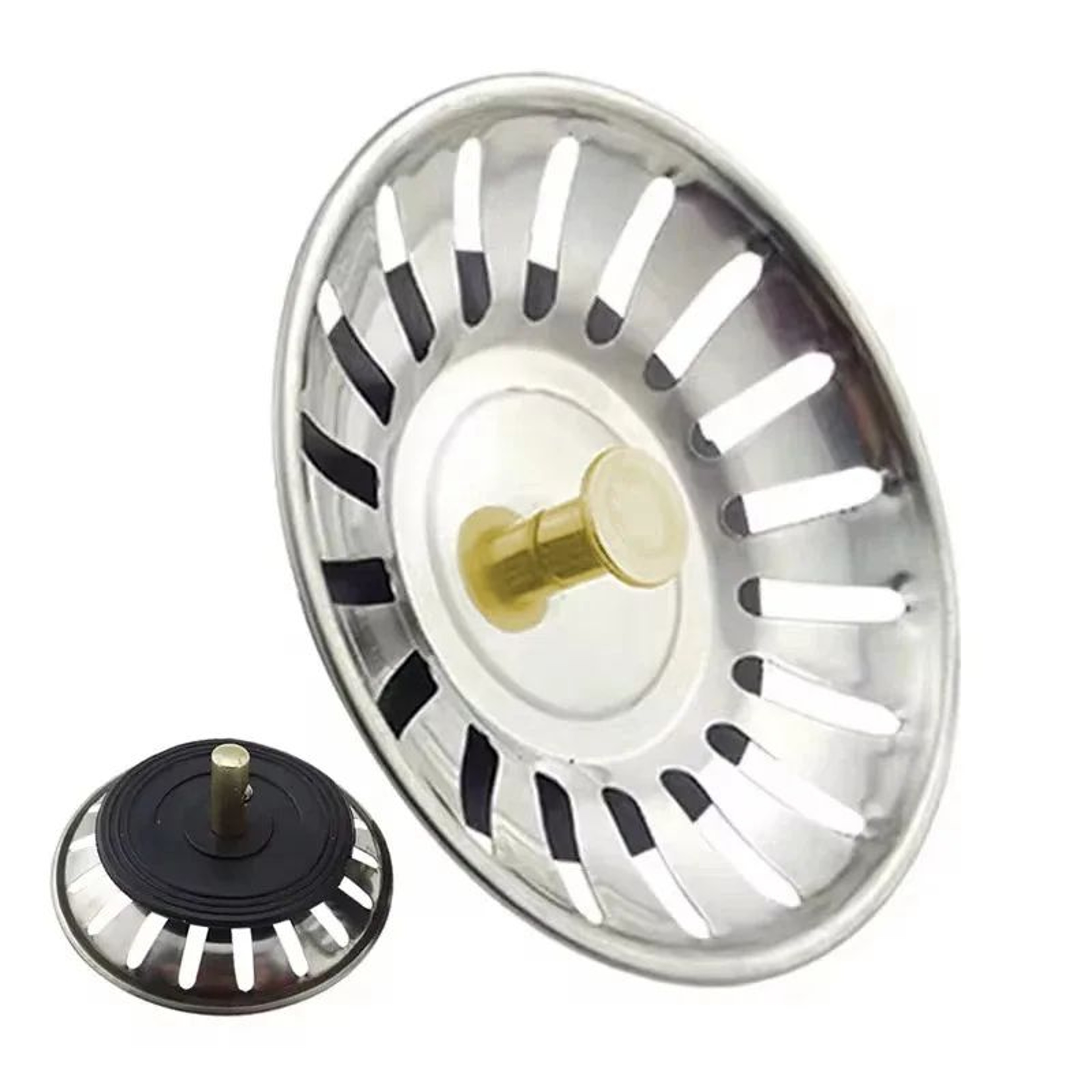 Stainless Steel Sink Drain Strainer Stopper Filter 3