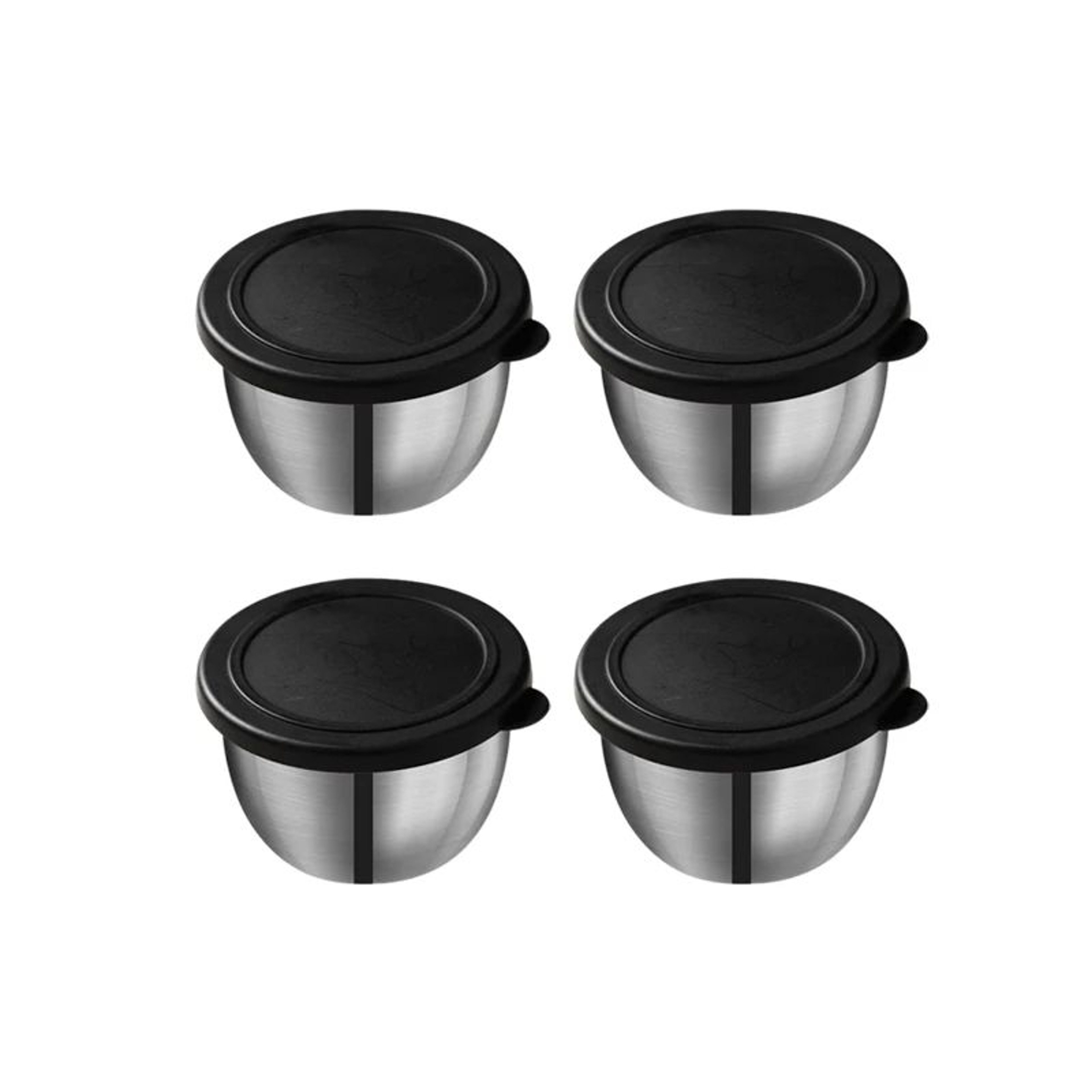 Stainless Steel Sauce Cup With Lid Portable Container 15