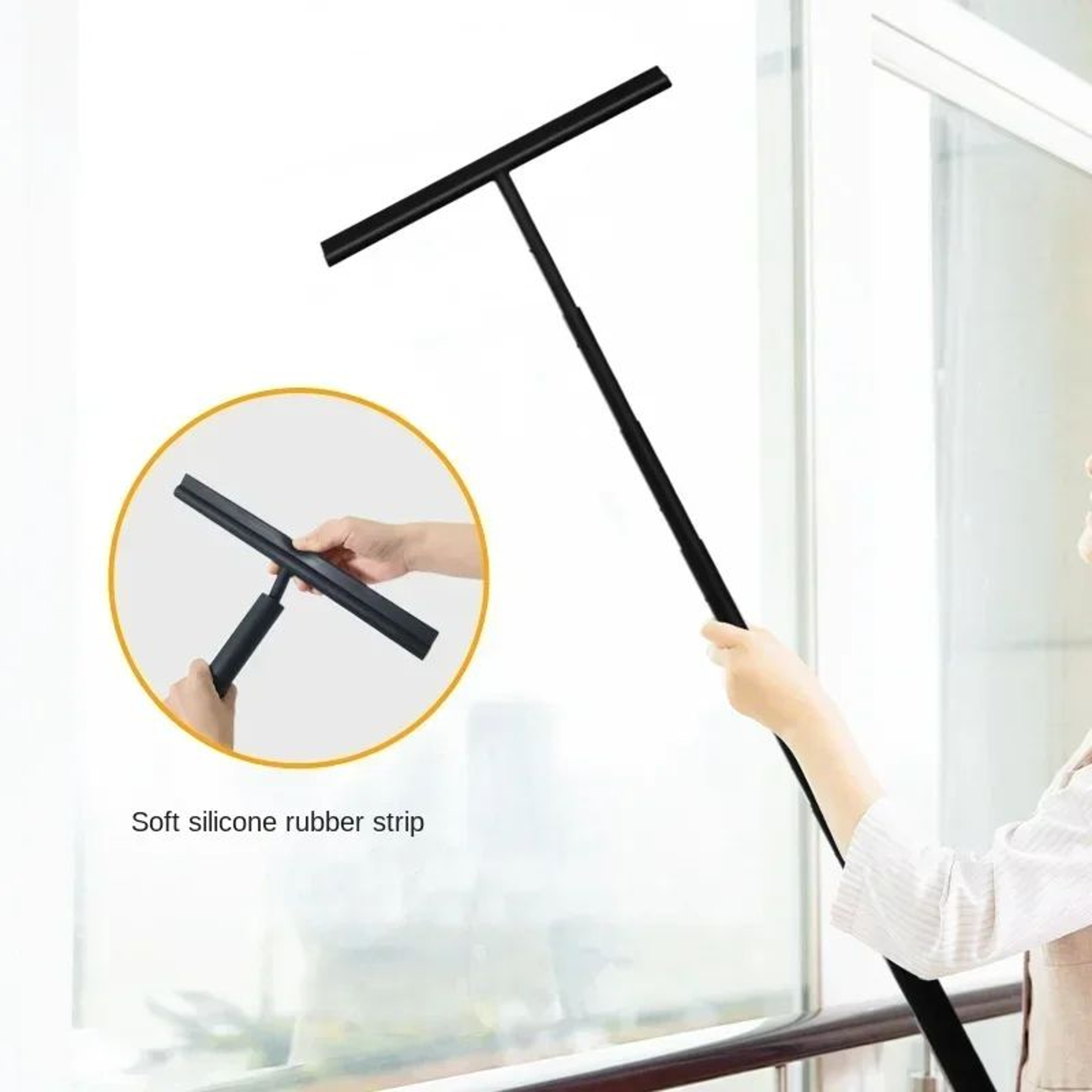 Telescopic Shower Squeegee Glass Door Cleaner 1