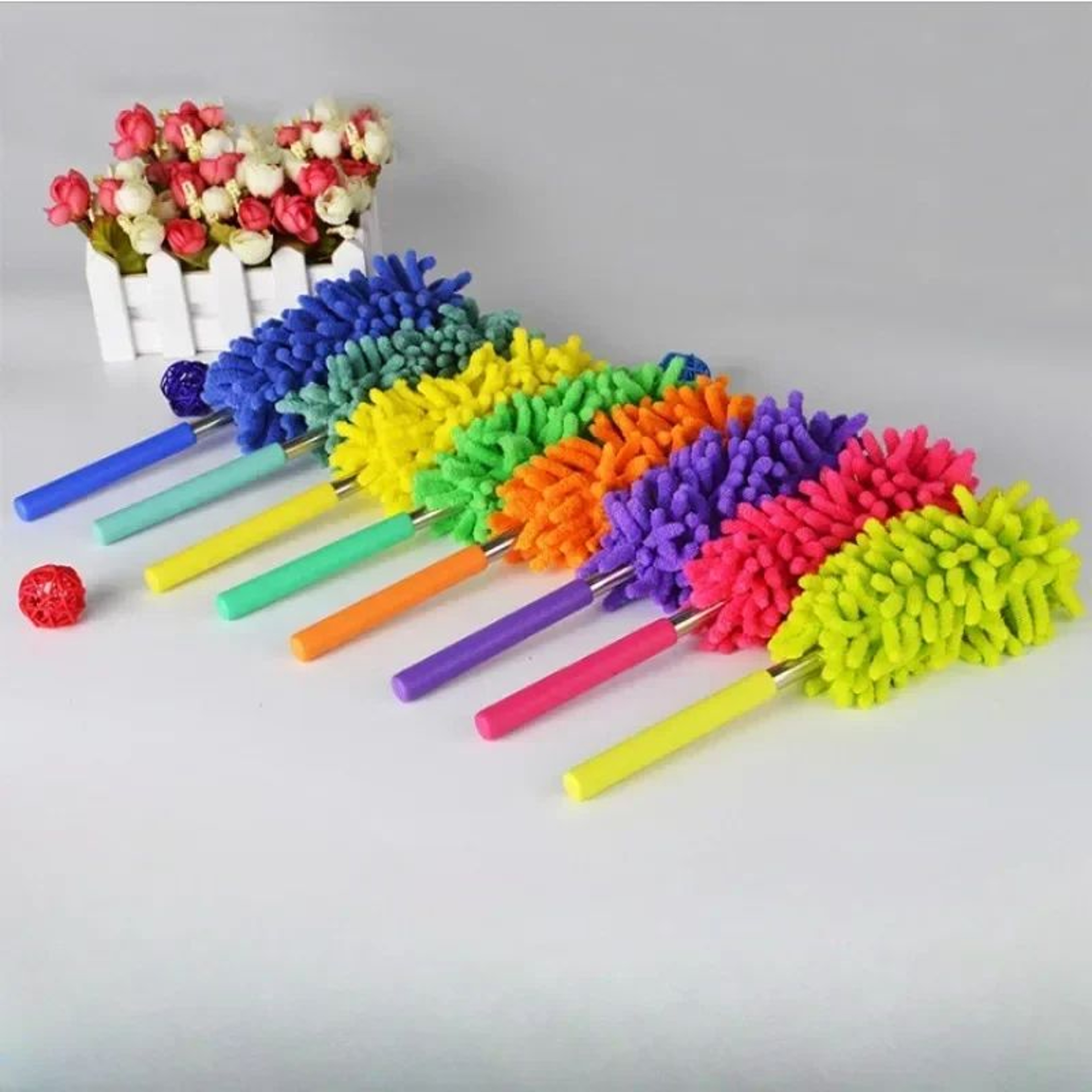 Mini Telescopic Stainless Steel Dust Duster 6