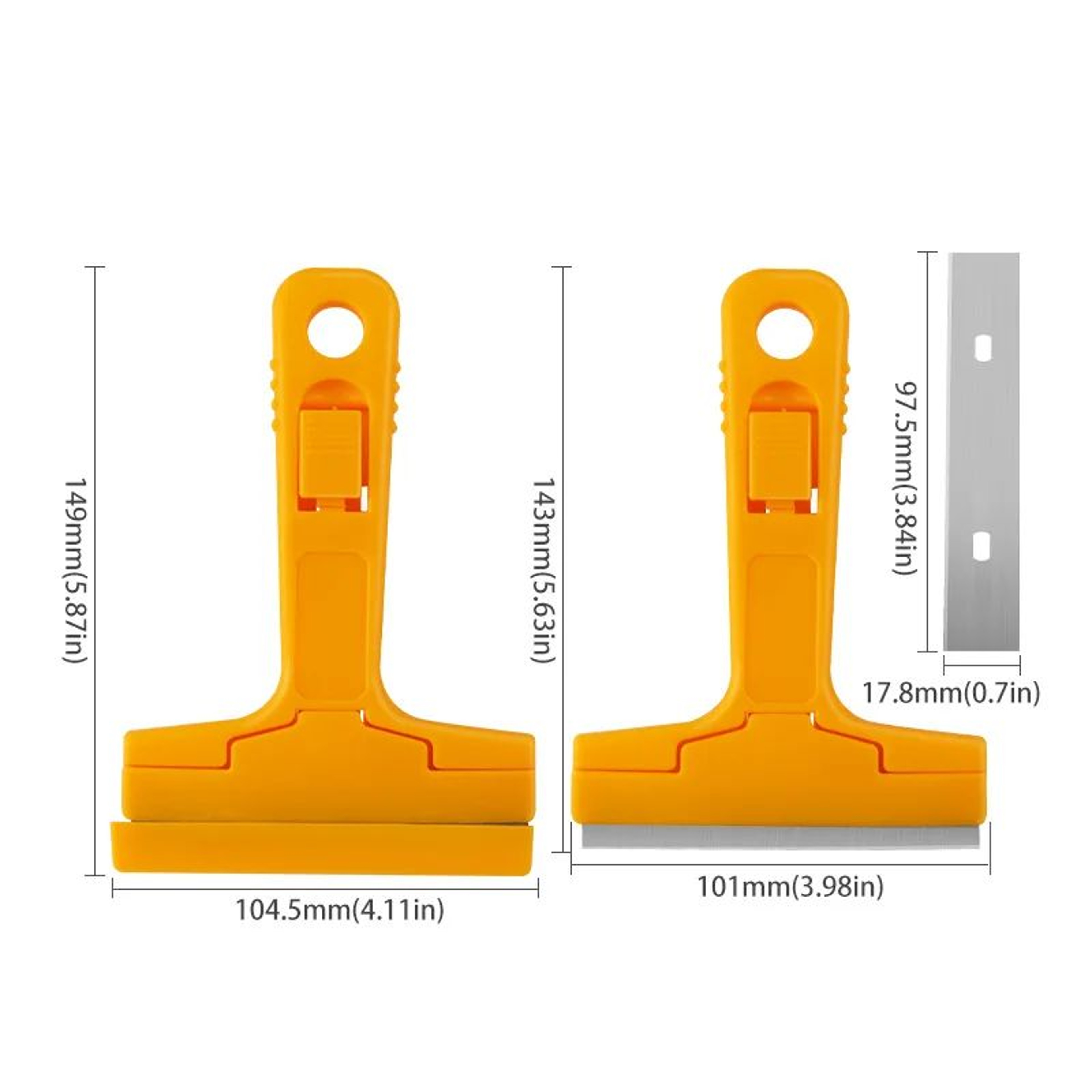 Multi Purpose Water Wiper Glass Scraper Cleaning Tool 5