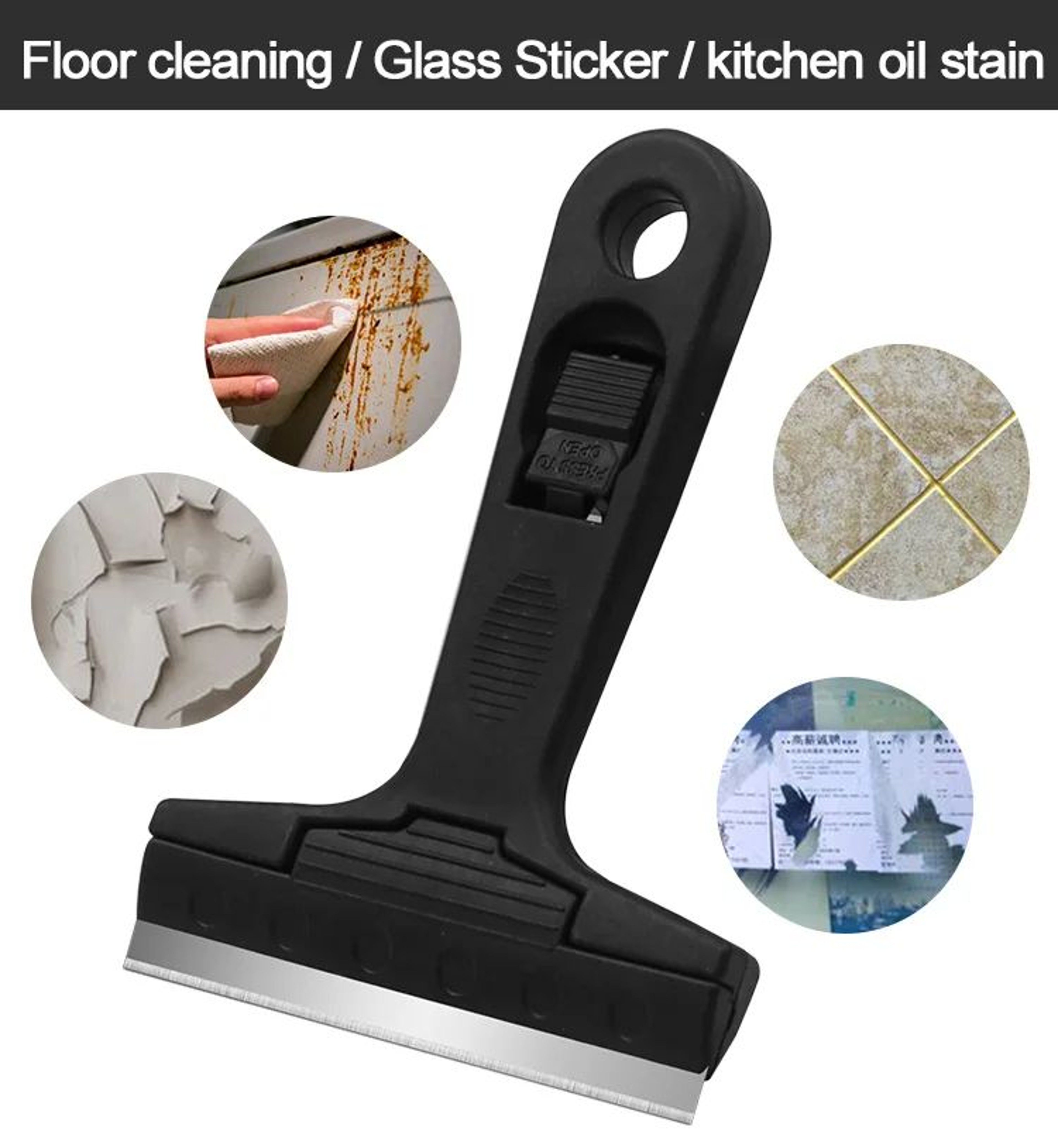 Multi Purpose Water Wiper Glass Scraper Cleaning Tool 11