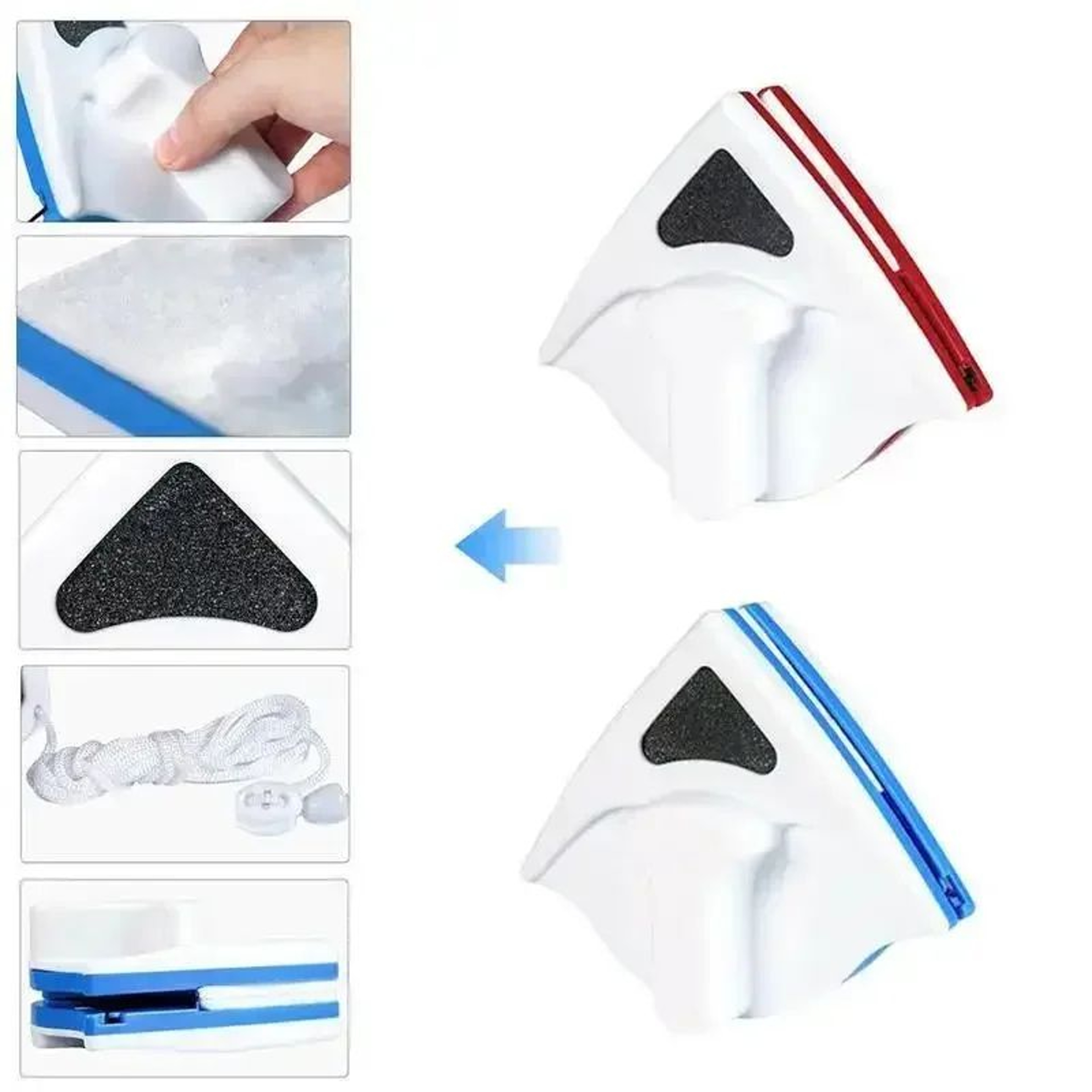 Magnetic Window Cleaner Double Side Glass Cleaning Tool 10