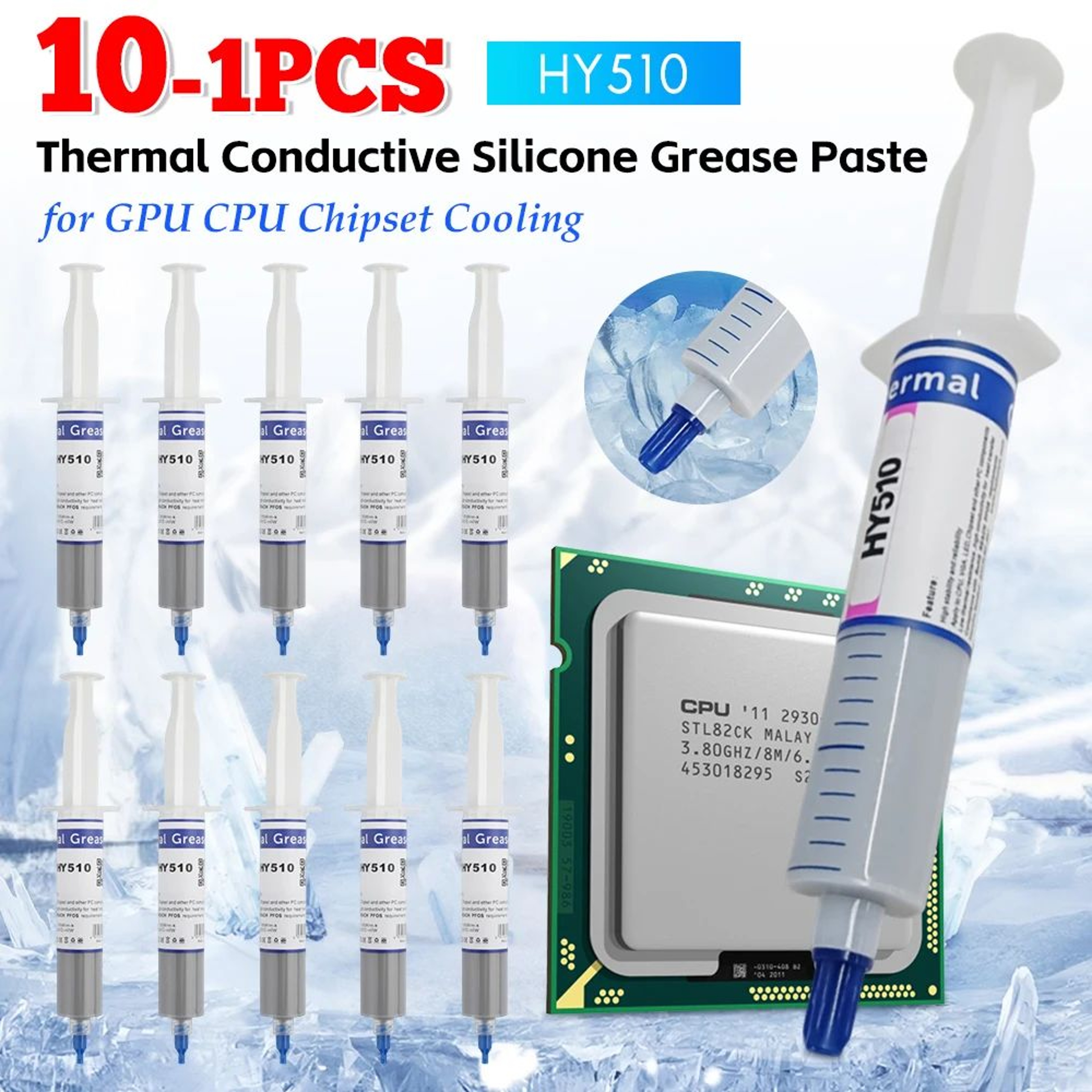 Thermal Paste Silicone Grease For CPU GPU Cooling 0