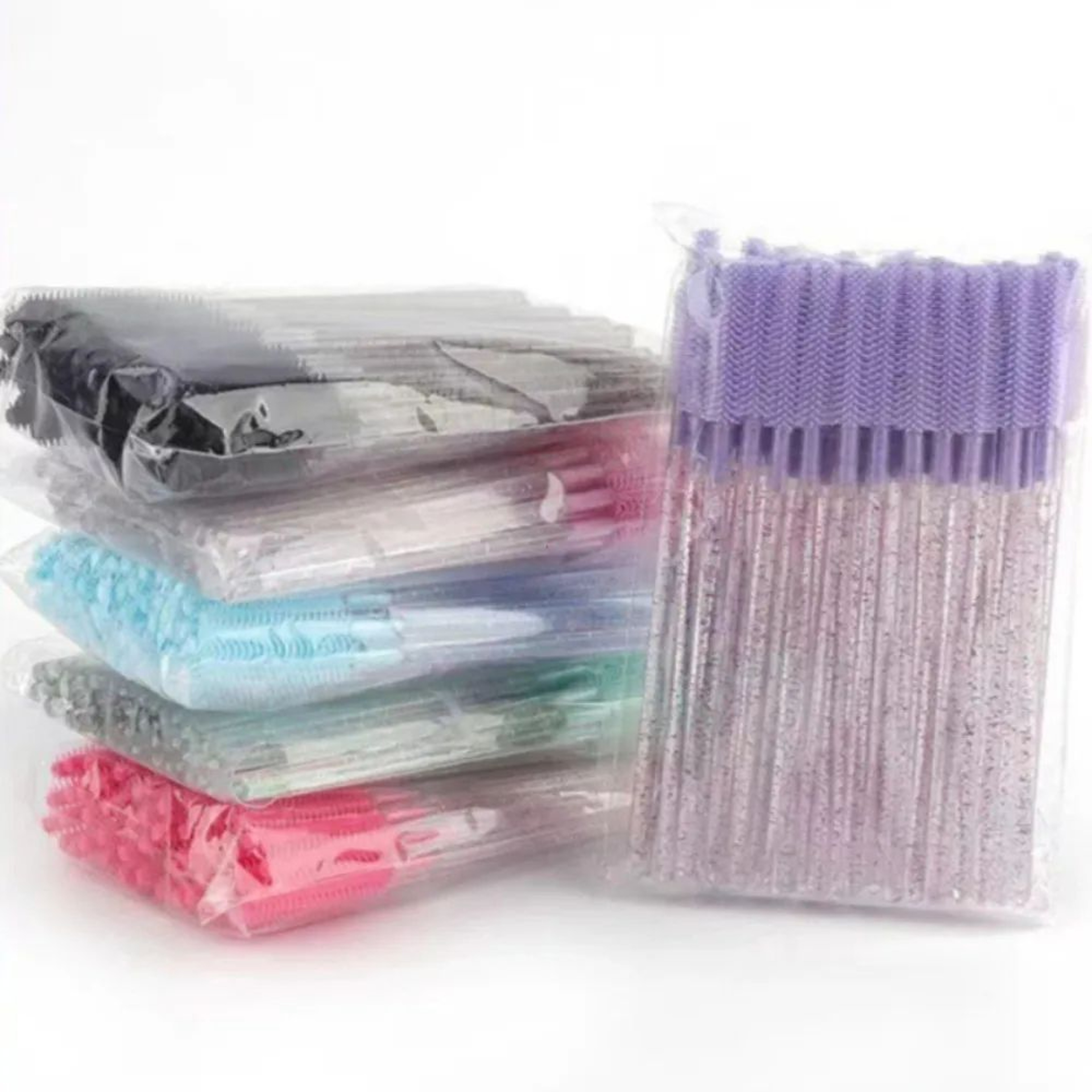 Crystal Eyelash Brush Spoolie Set Disposable Makeup Tool 4