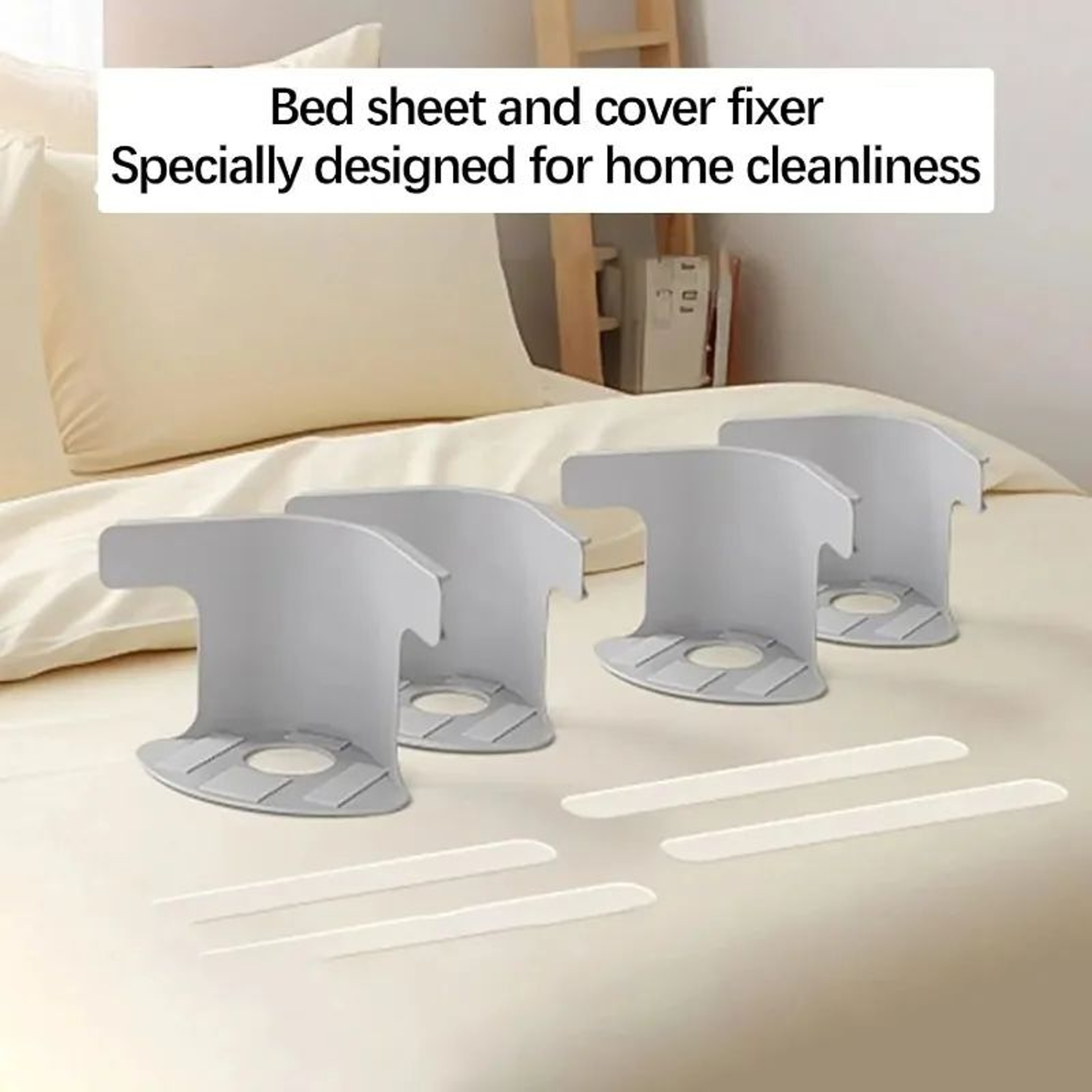 Heavy Duty Bed Sheet Corner Tightener Clips Set Of 4 1