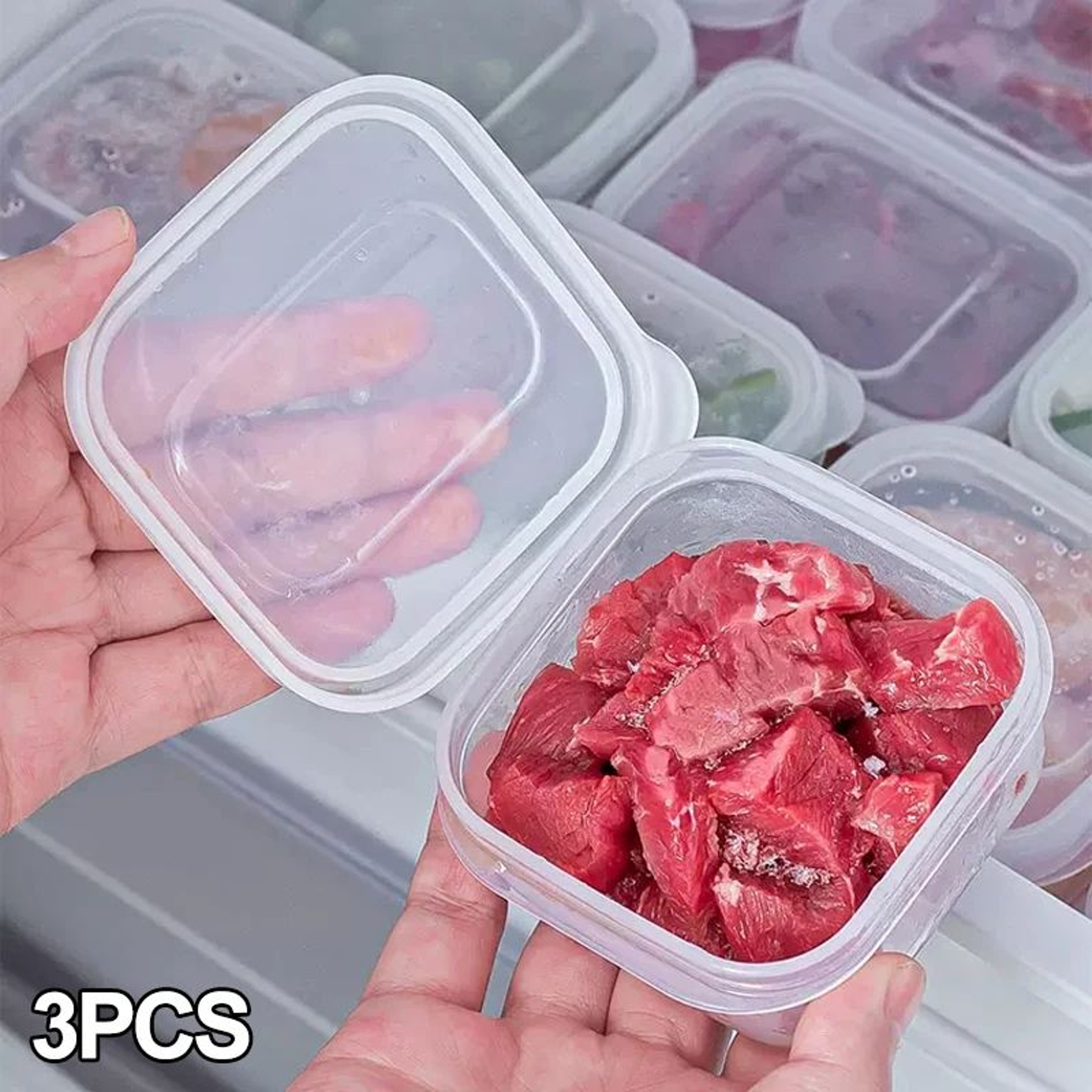Mini Portable Food Storage Box Sealed Fridge Container 0