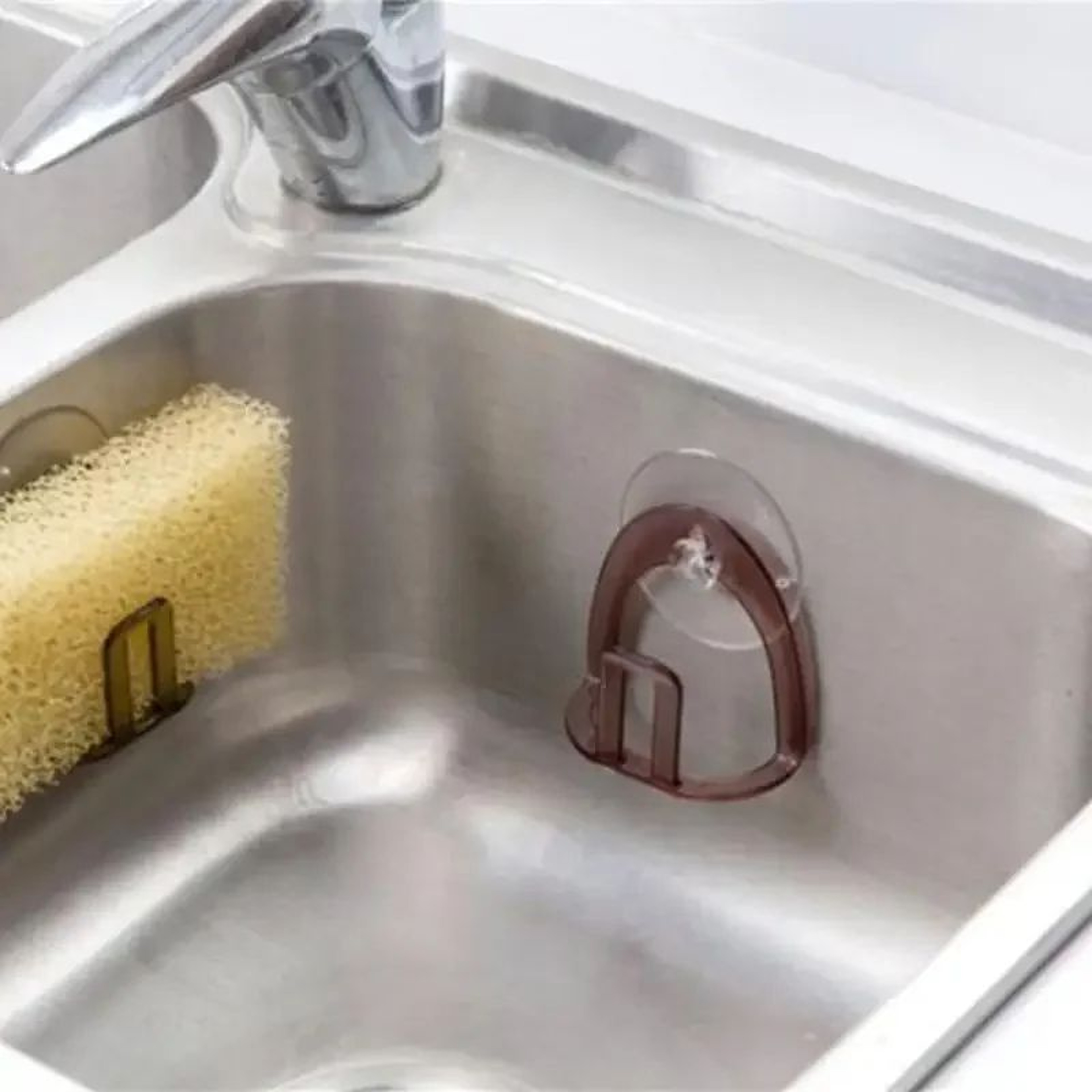 Suction Cup Sink Sponge Holder Kitchen Drain Rack 4