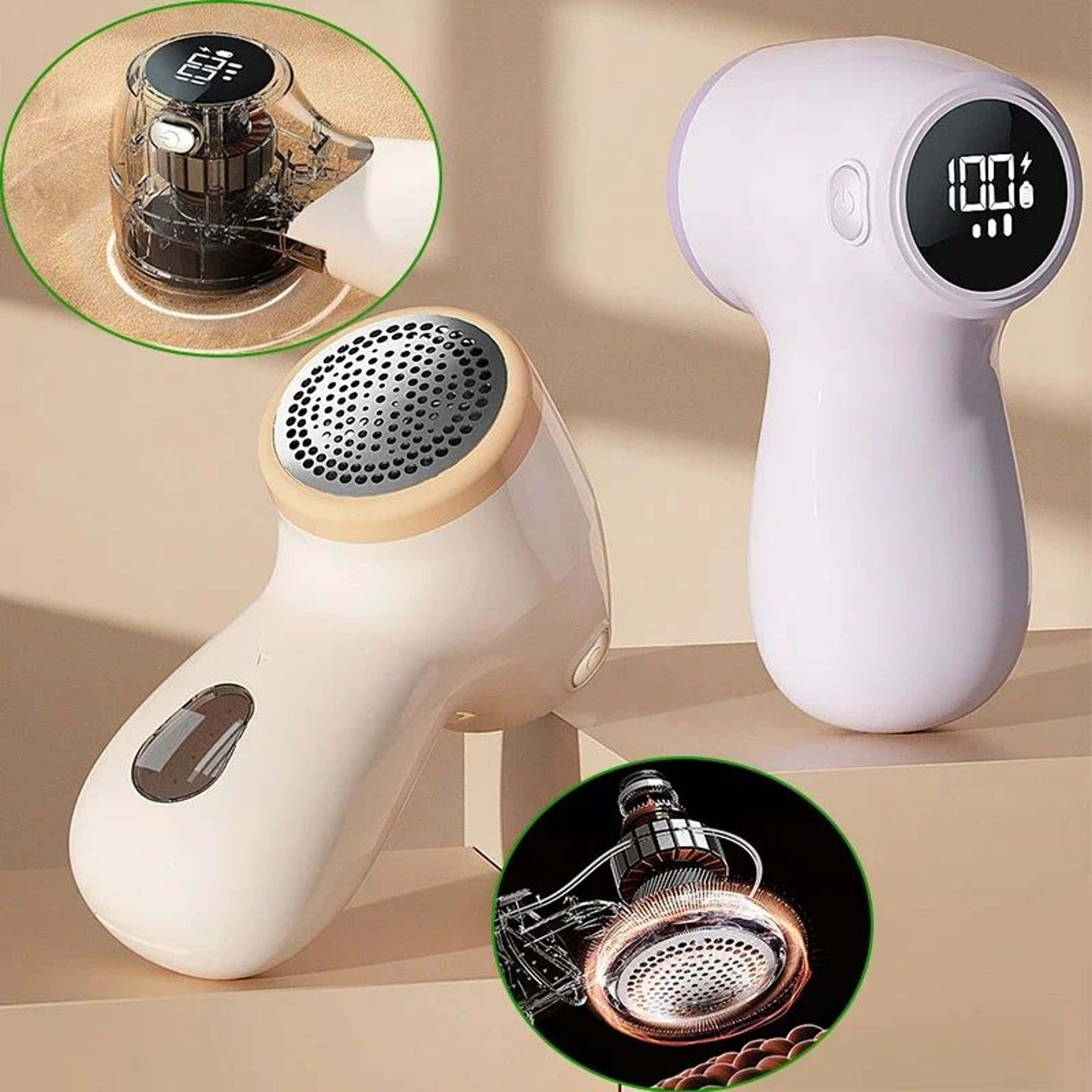 Electric Lint Remover With LED Display And USB Charging 0