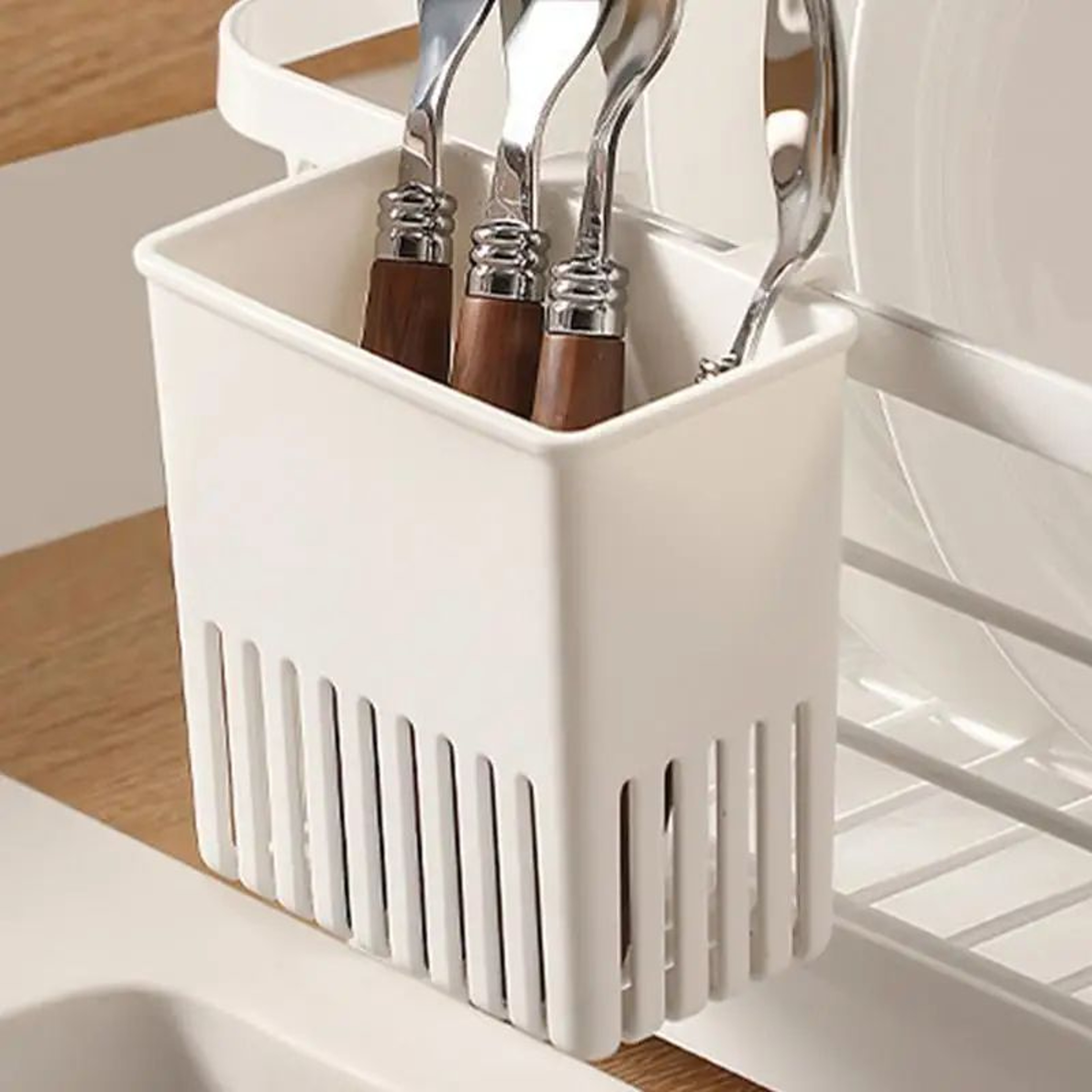 Multifunction Cutlery Holder And Chopstick Drain Rack 1