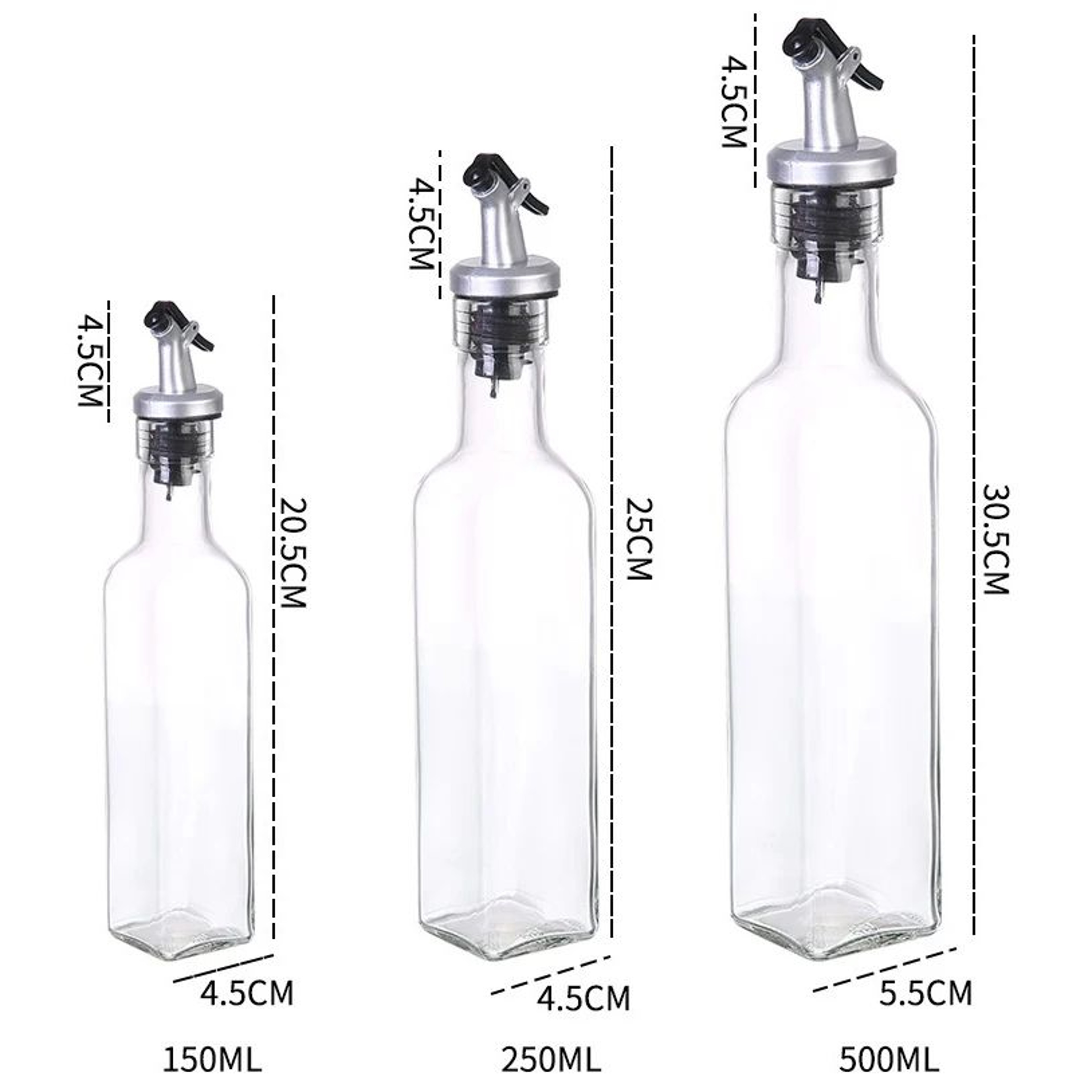 Leakproof Plastic Oil Dispenser Bottle For Kitchen Use 5
