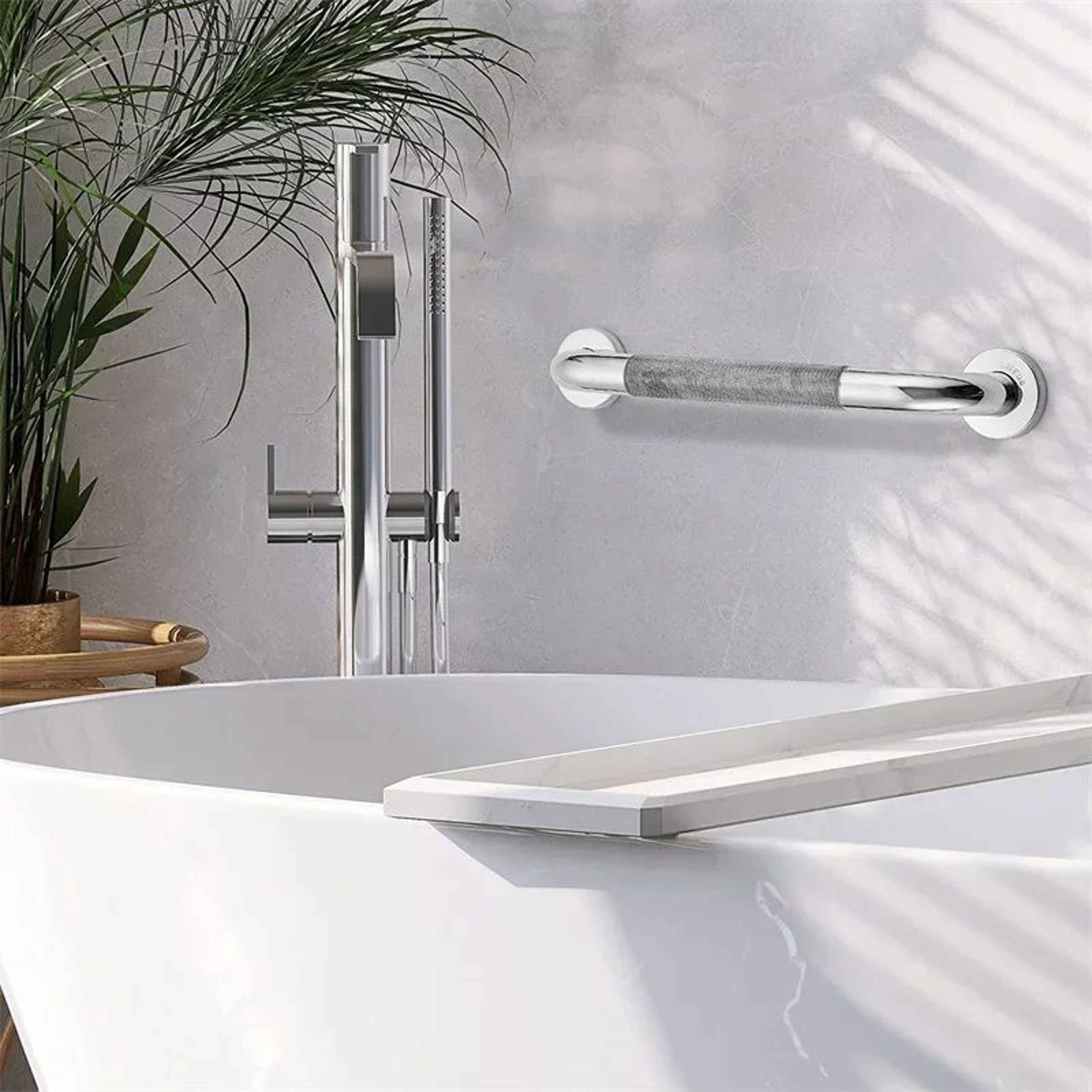 Stainless Steel Bathroom Grab Bar Anti Slip Safety Handle 2