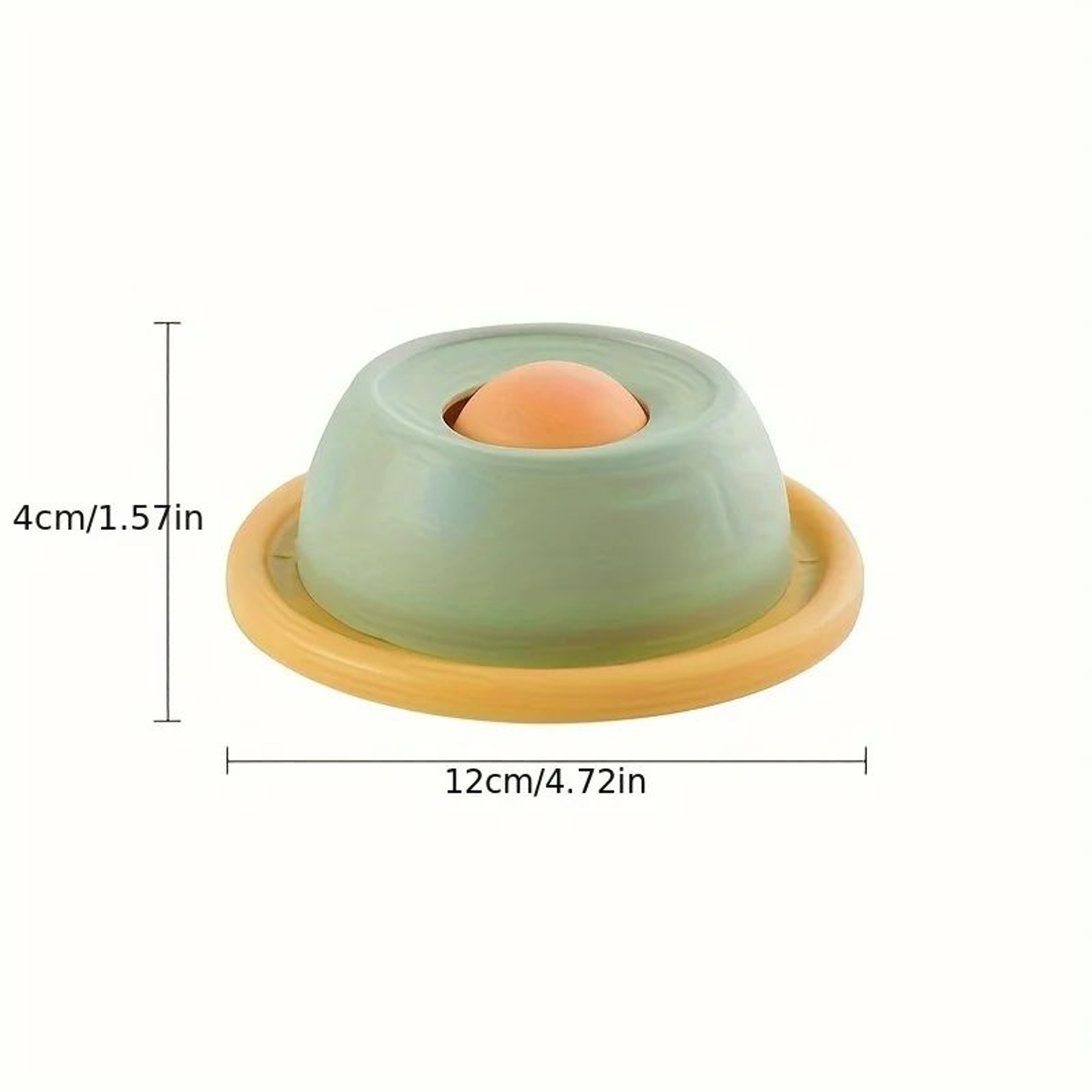Interactive Cat Slow Feeder Toy Non Tipping Snack Plate 5